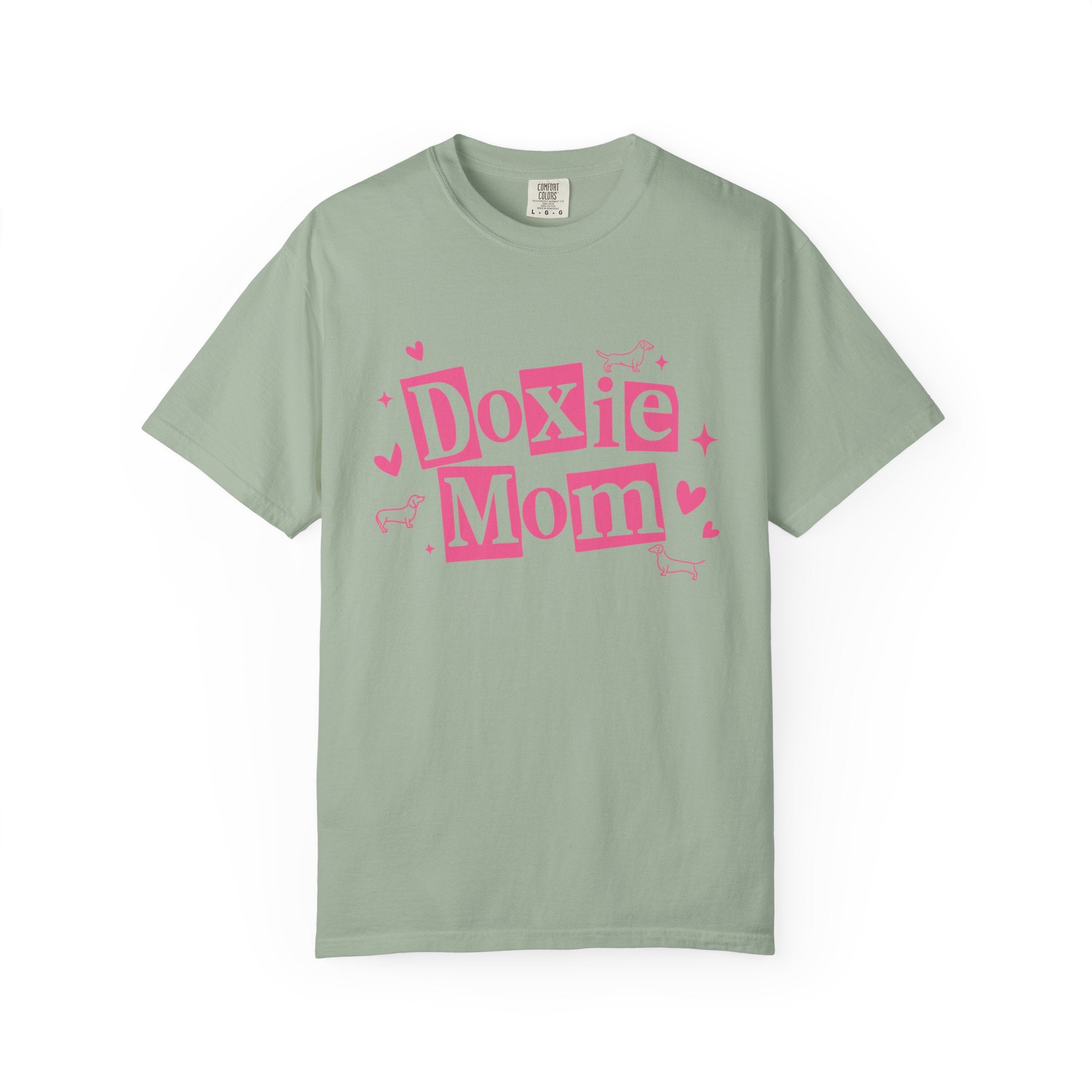 Doxie Mom T-Shirt — Cute Pink Dachshund Dog Mom Tee