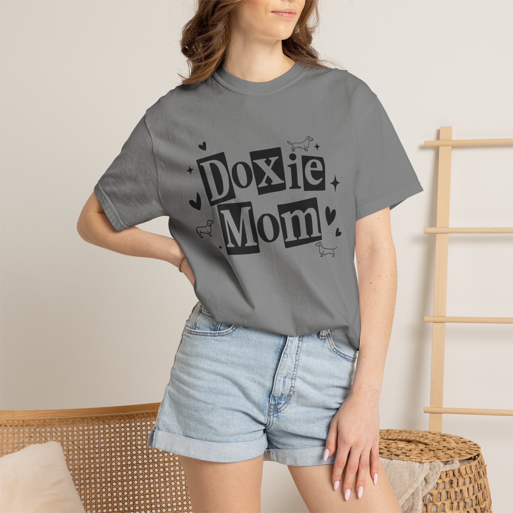 Doxie Mom T-Shirt — Cute Dachshund Dog Mom Tee, Dog Lover Gift