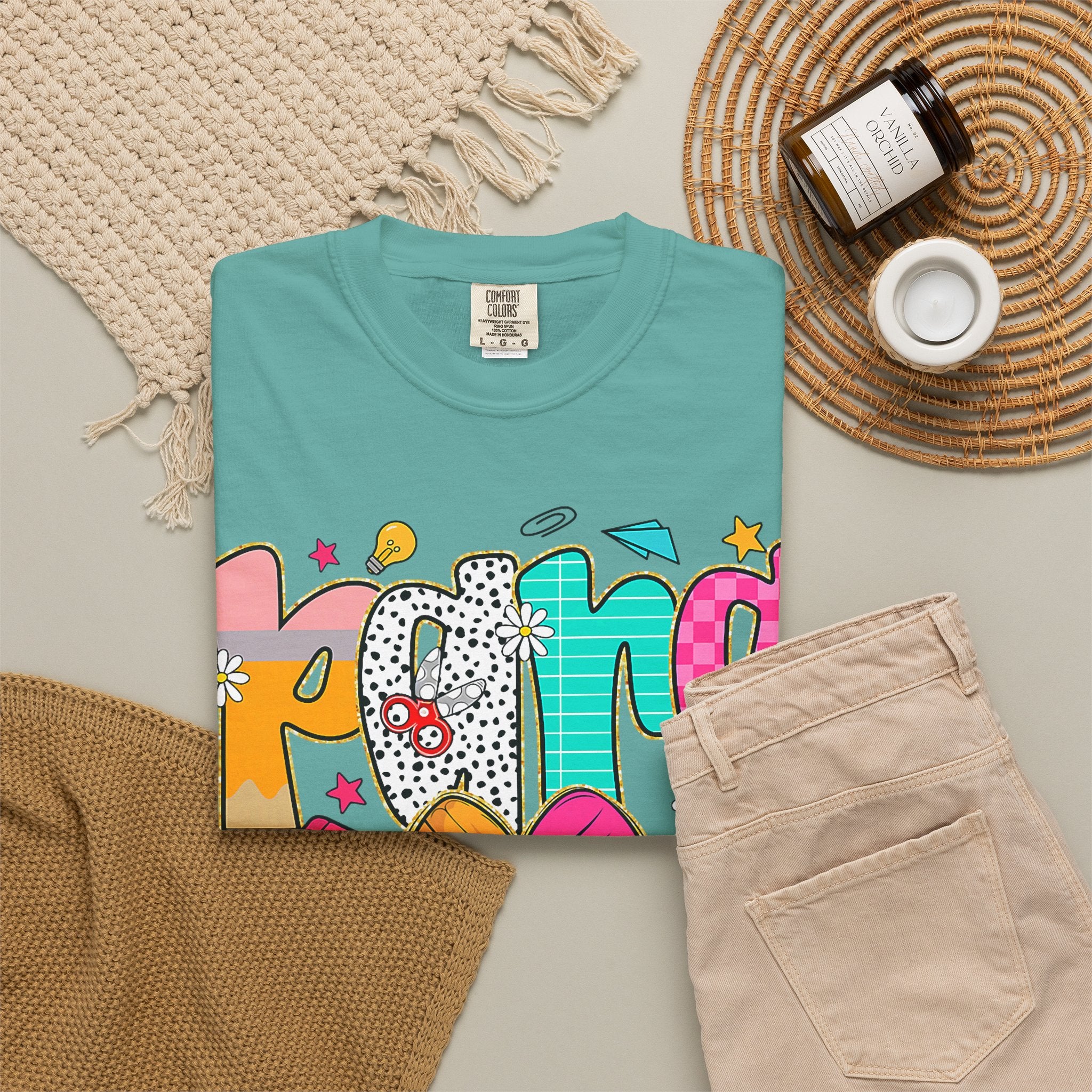 Kind Colorblock Graphic Para Tee