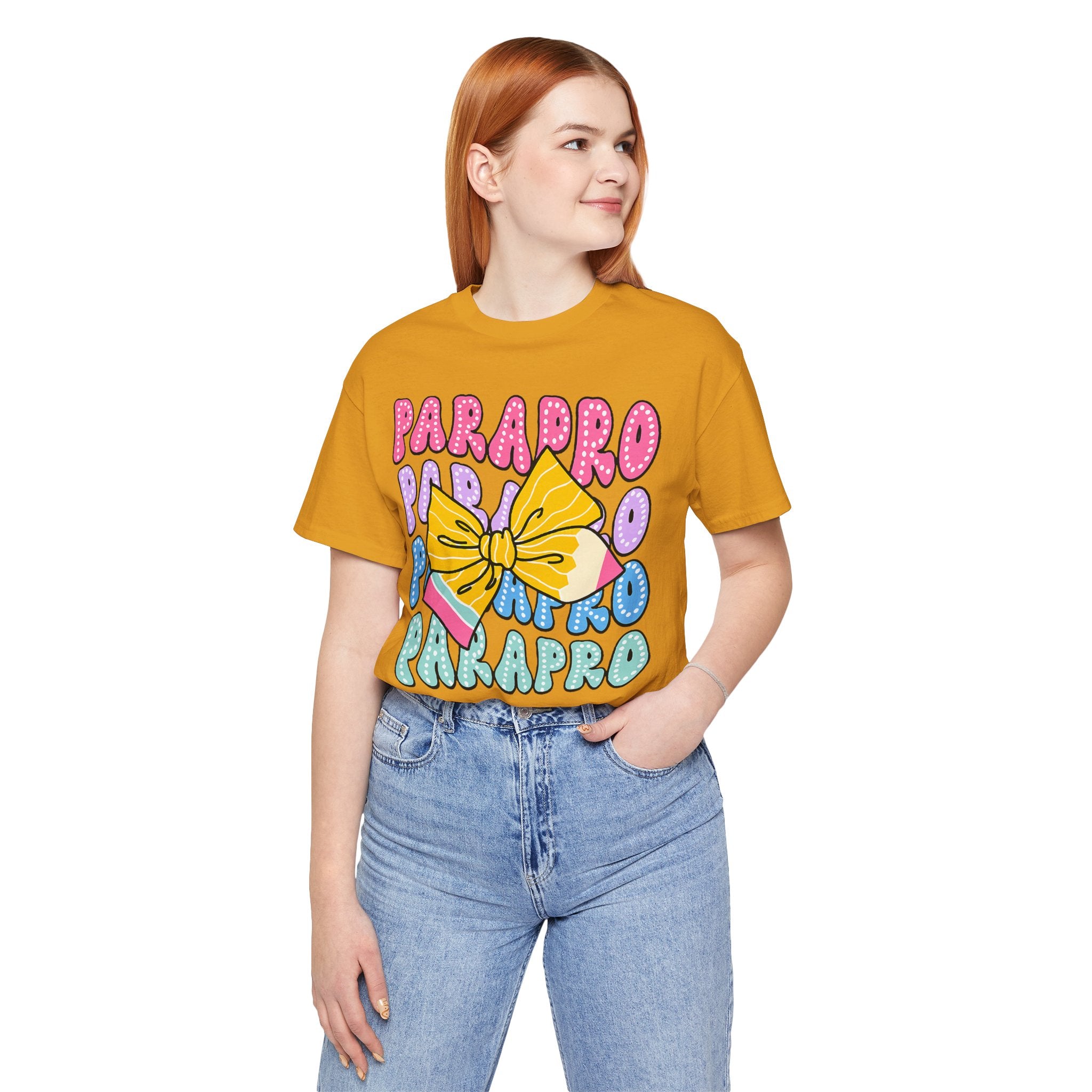 Parapro T-Shirt — Colorful Paraprofessional Bow Tee