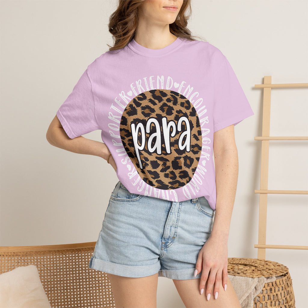 Para Leopard Circle T-Shirt — Supporter, Friend & Encourager Tee