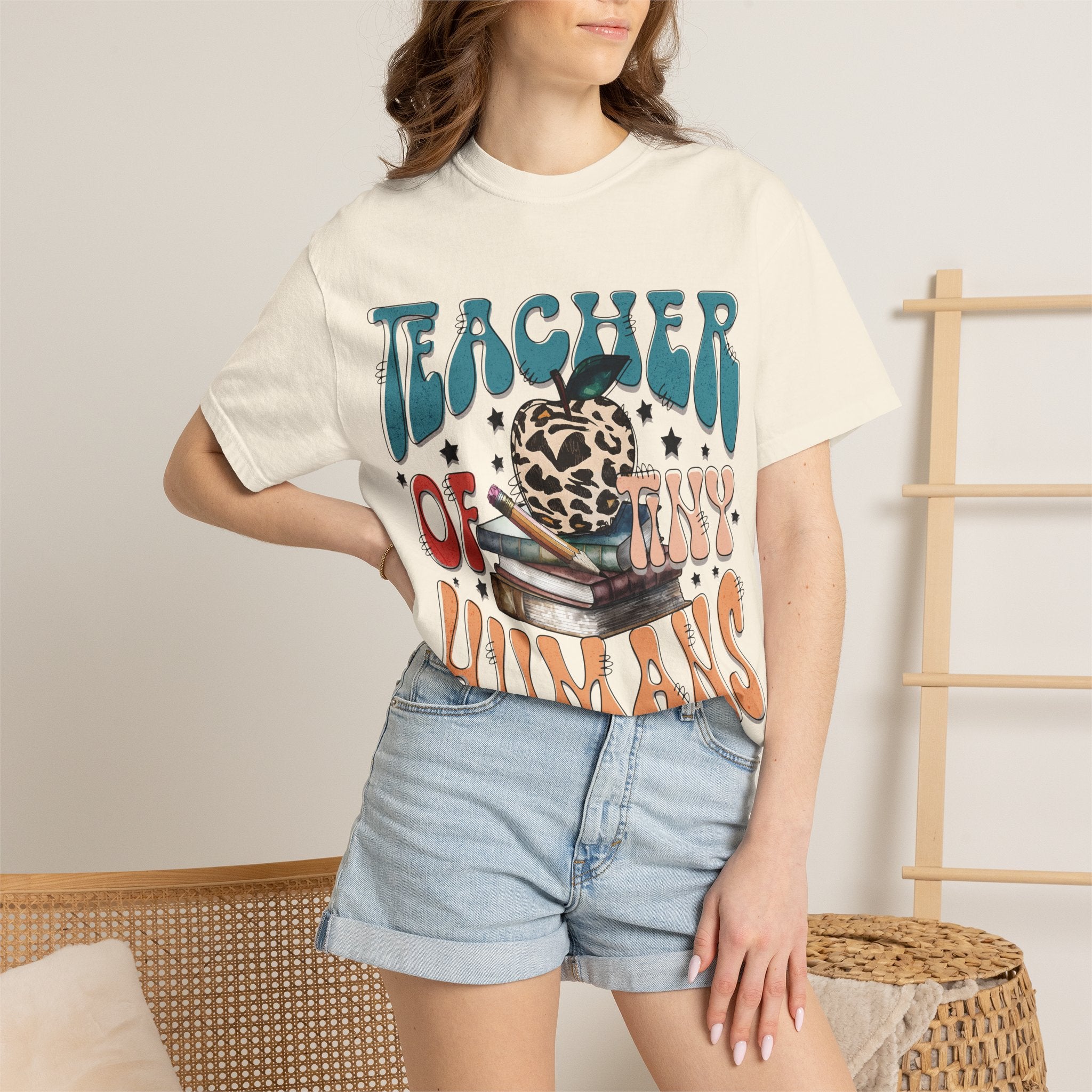 Teacher of Tiny Humans T-Shirt — Cute Retro Teacher Graphic Tee