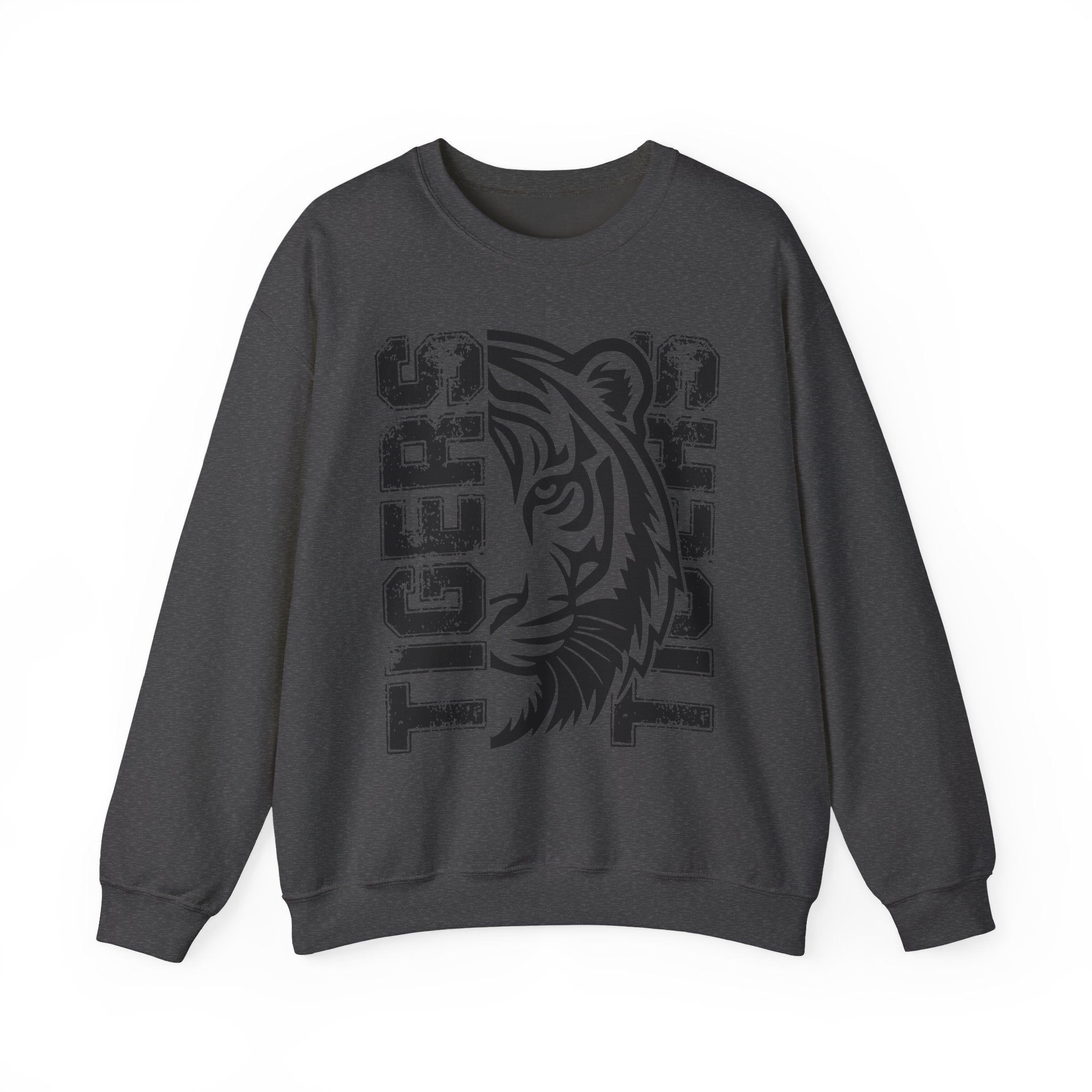 Tiger Mascot Crewneck Sweatshirt