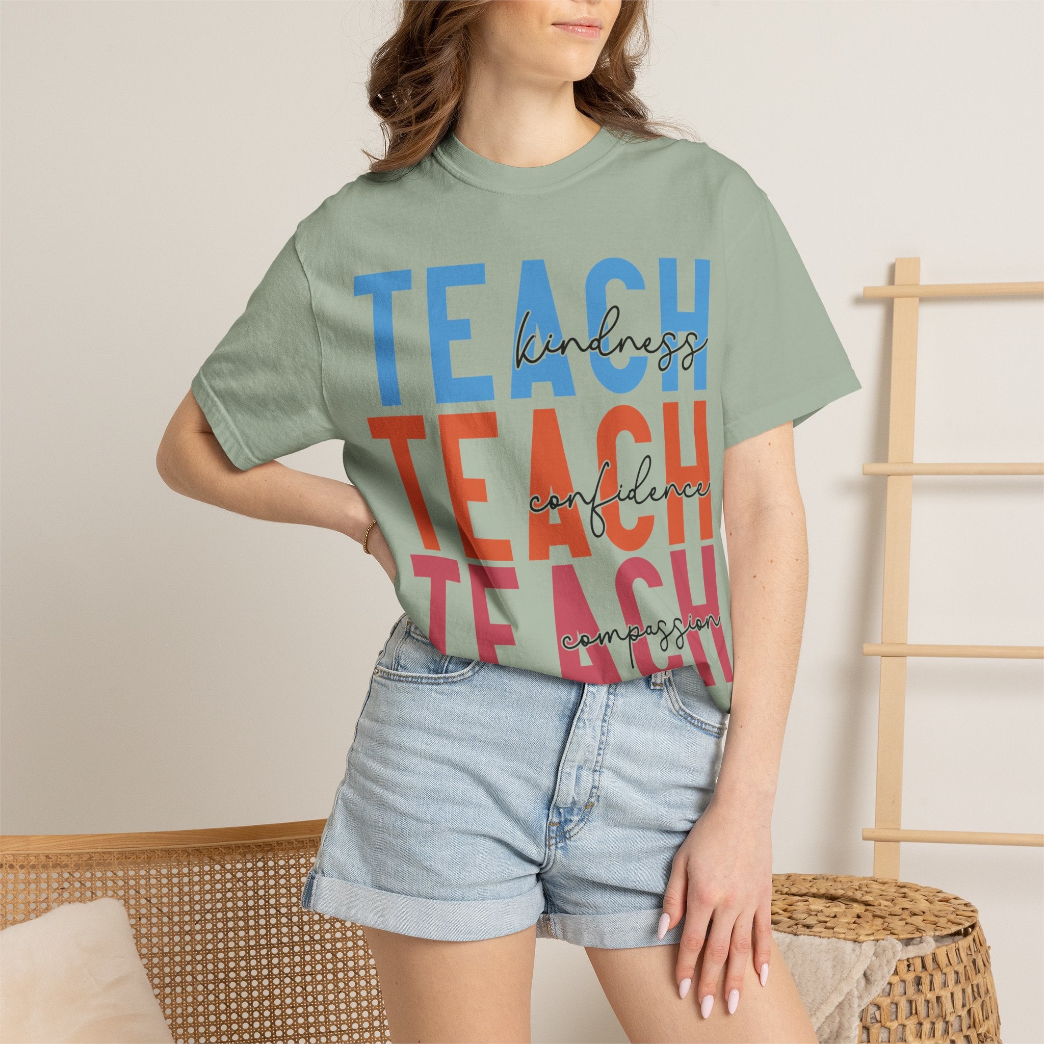 Teach Kindness Graphic Tee — Teacher Appreciation T-Shirt