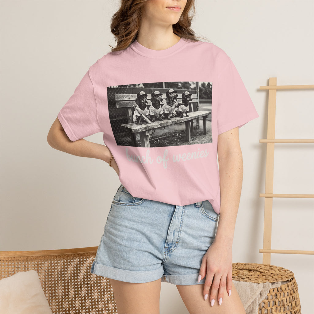 Vintage Bunch of Weenies White Text Photo T-Shirt