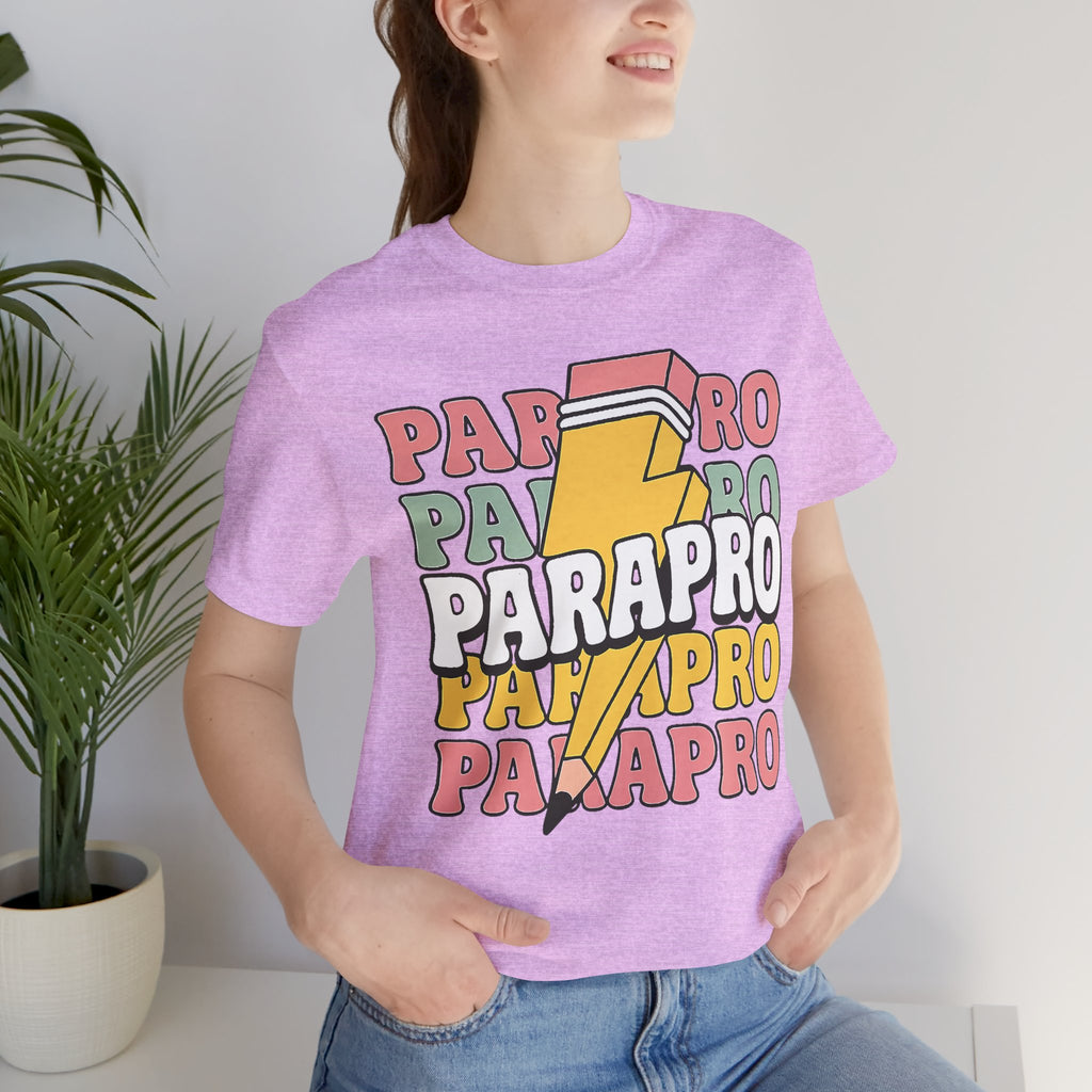 Parapro Pencil Tee — Retro Paraprofessional Appreciation Shirt