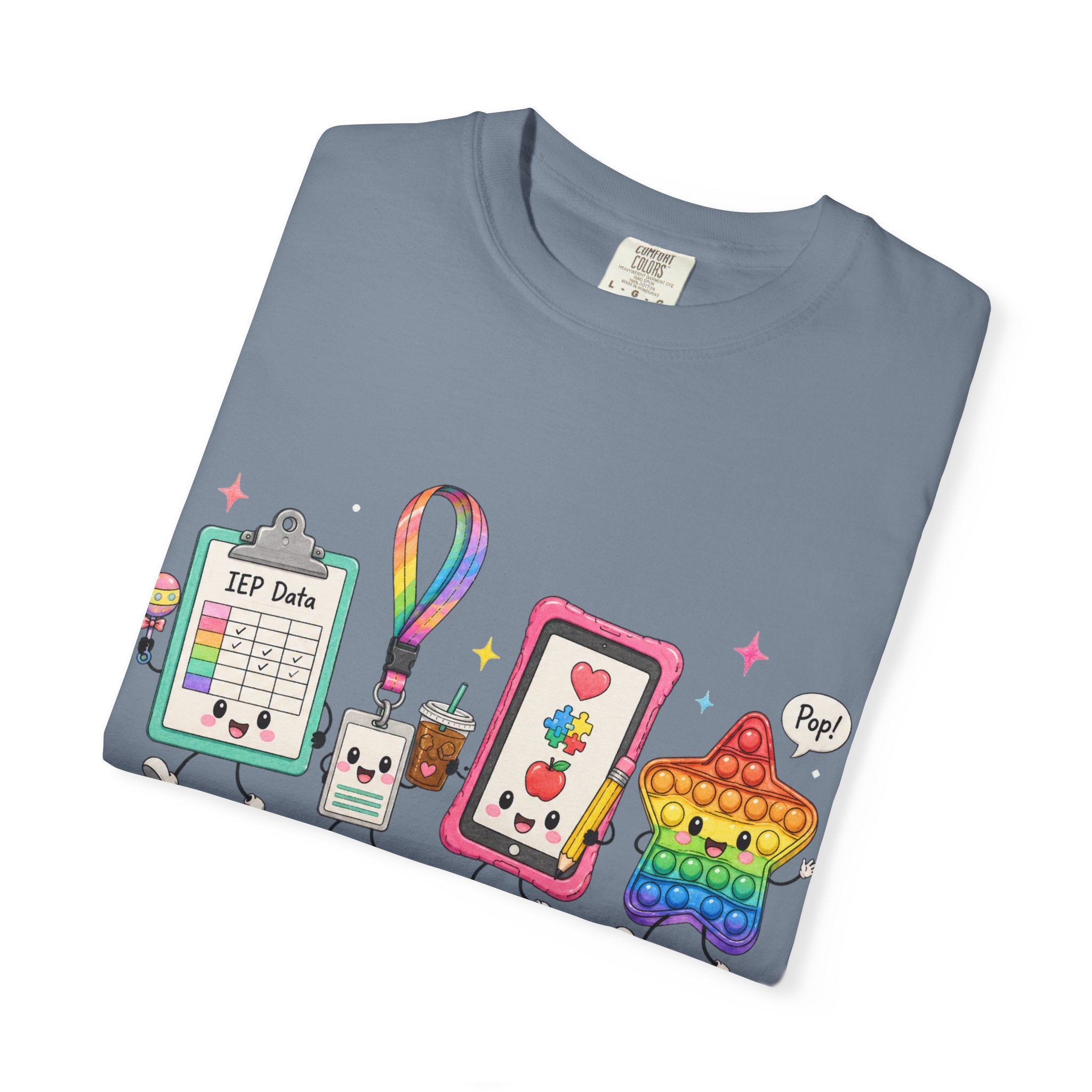 Teacher Tech Friends Graphic T-Shirt — IEP data
