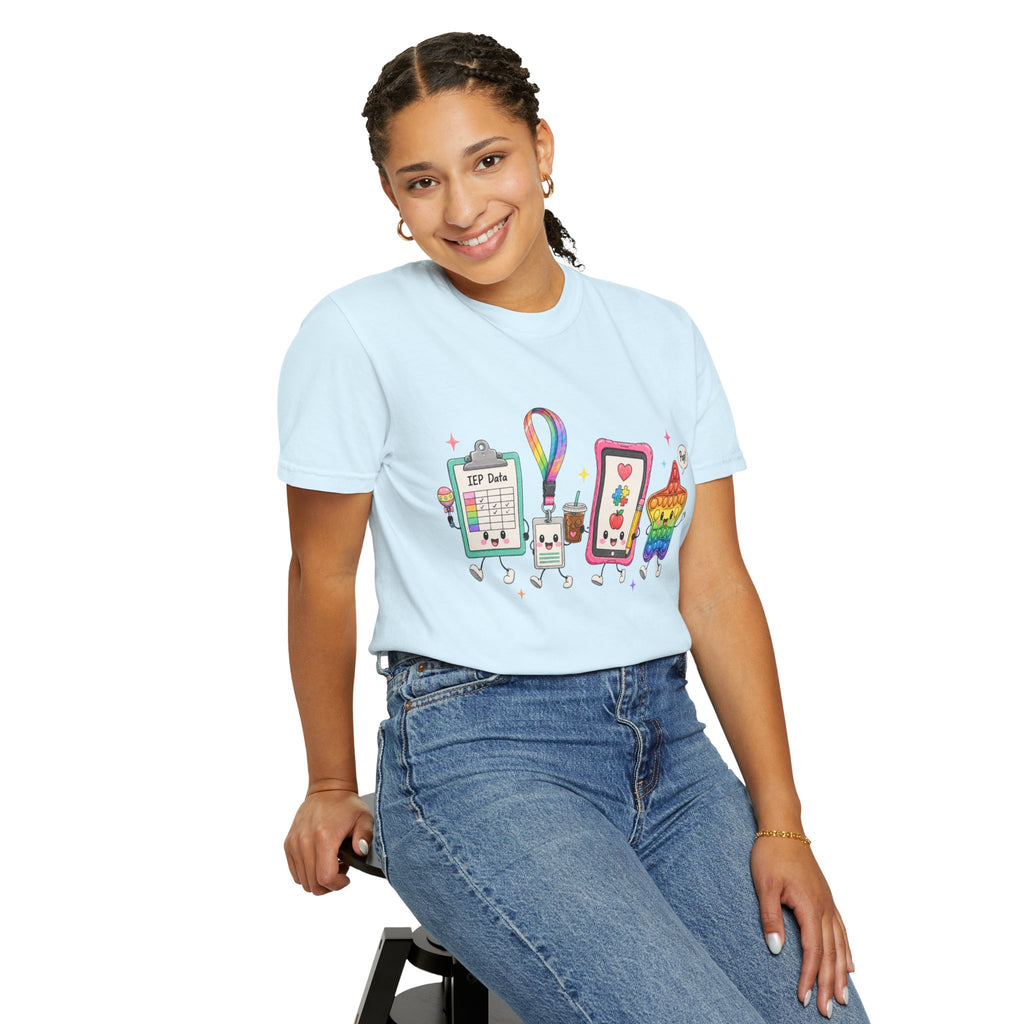 Teacher Tech Friends Graphic T-Shirt — IEP data
