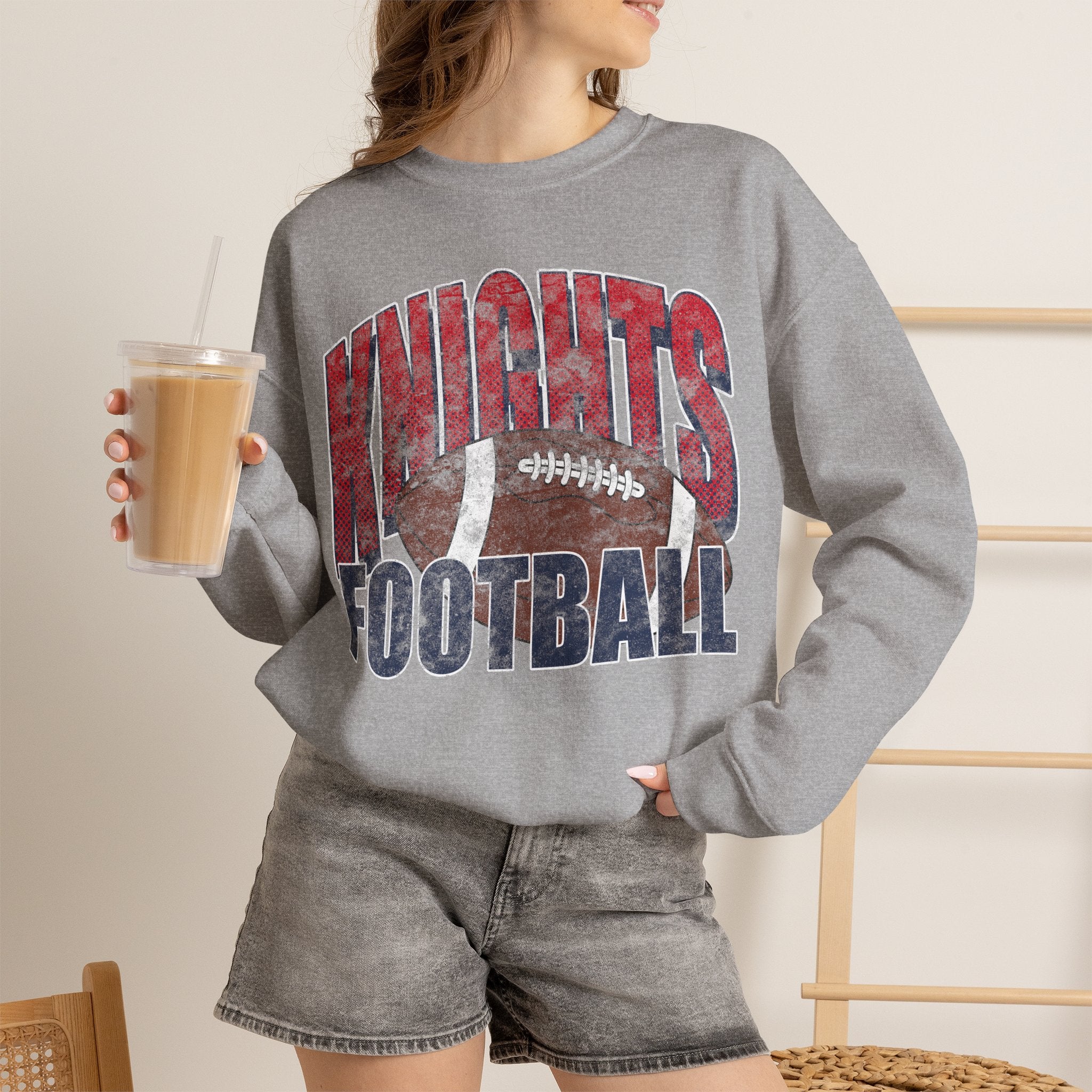 Knights Football Crewneck Sweatshirt