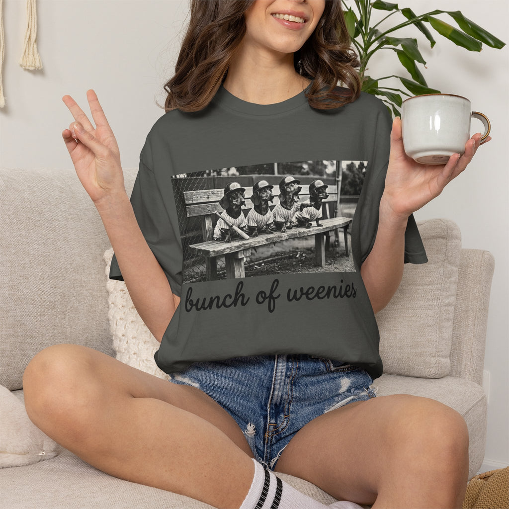 Bunch of Weenies Black Text Vintage Photo T-Shirt