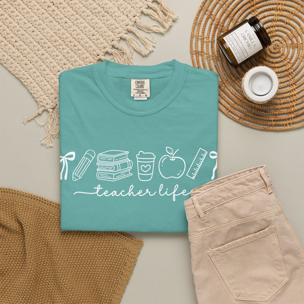 Teacher T-Shirt — Minimal Vintage Cream Tee