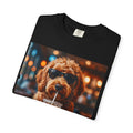 Cool Dog Drinking Iced Coffee T-Shirt