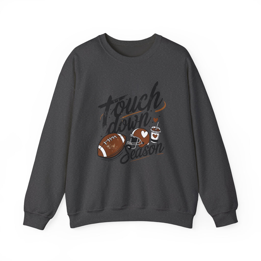 Touchdown Season Crewneck Sweatshirt — Football Fan Game Day Pullover