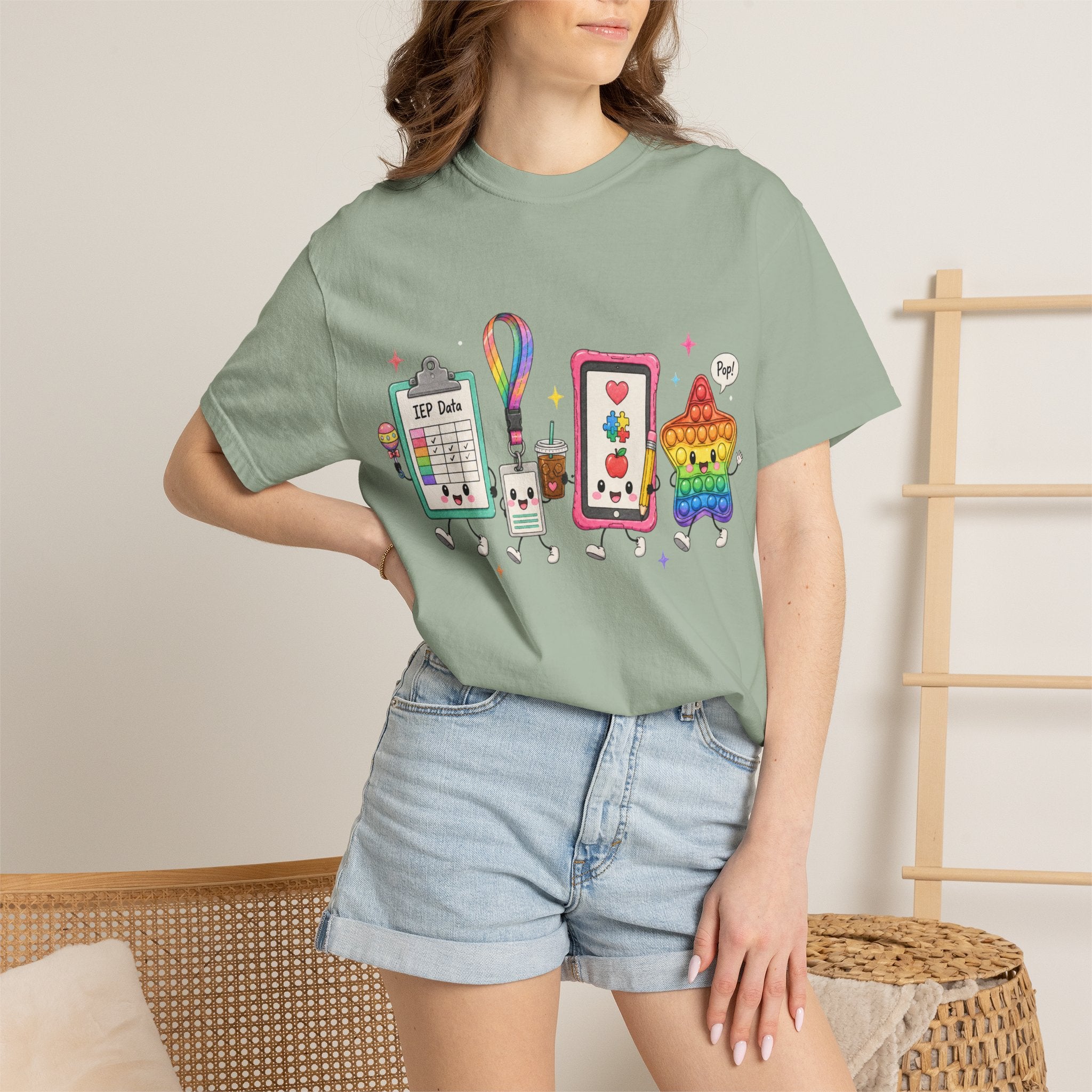 Teacher Tech Friends Graphic T-Shirt — IEP data