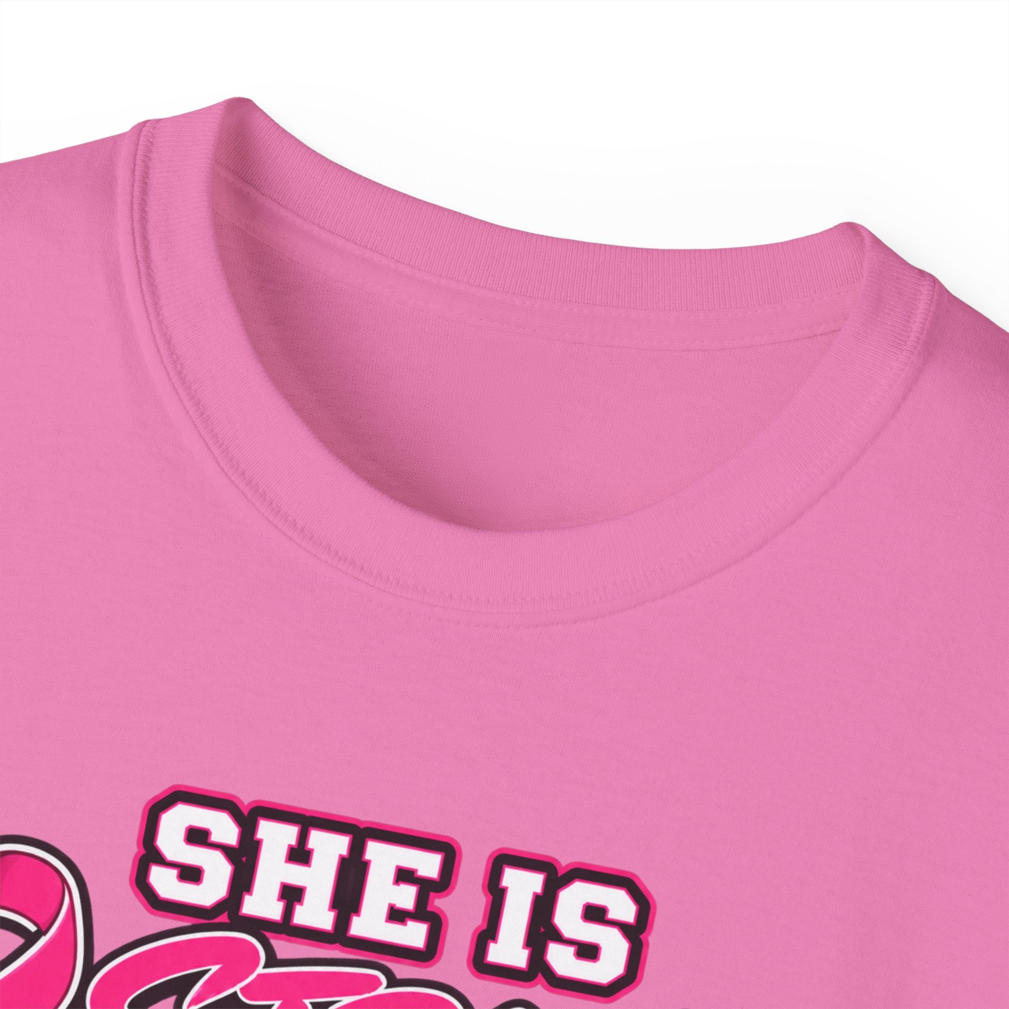 Katie Strong — "She is Strong" Breast Cancer Awareness Tee