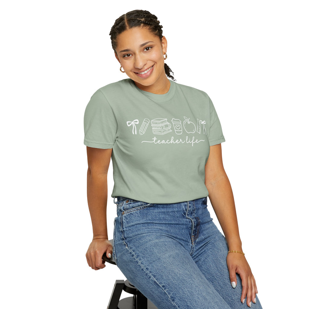 Teacher T-Shirt — Minimal Vintage Cream Tee