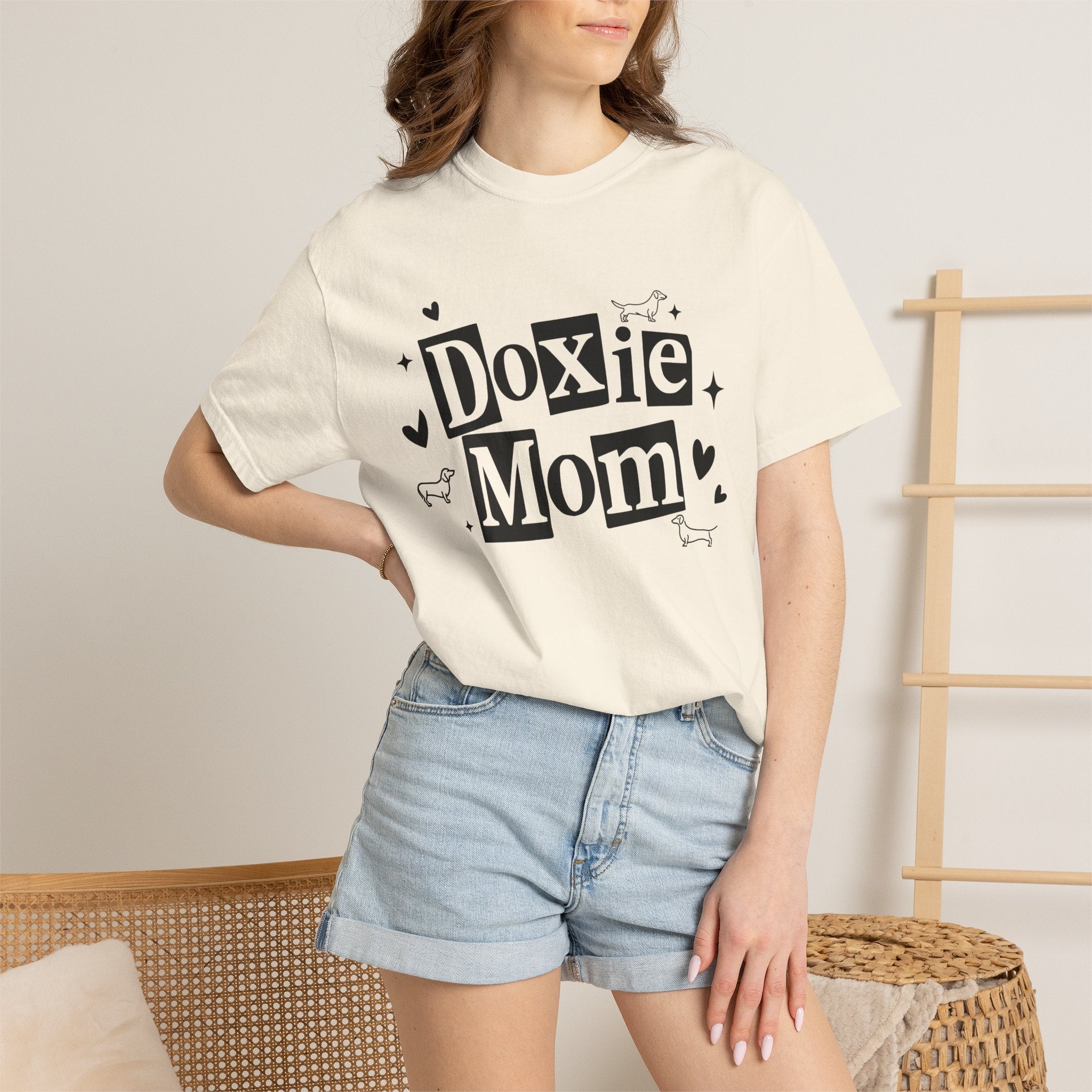 Doxie Mom T-Shirt — Cute Dachshund Dog Mom Tee, Dog Lover Gift