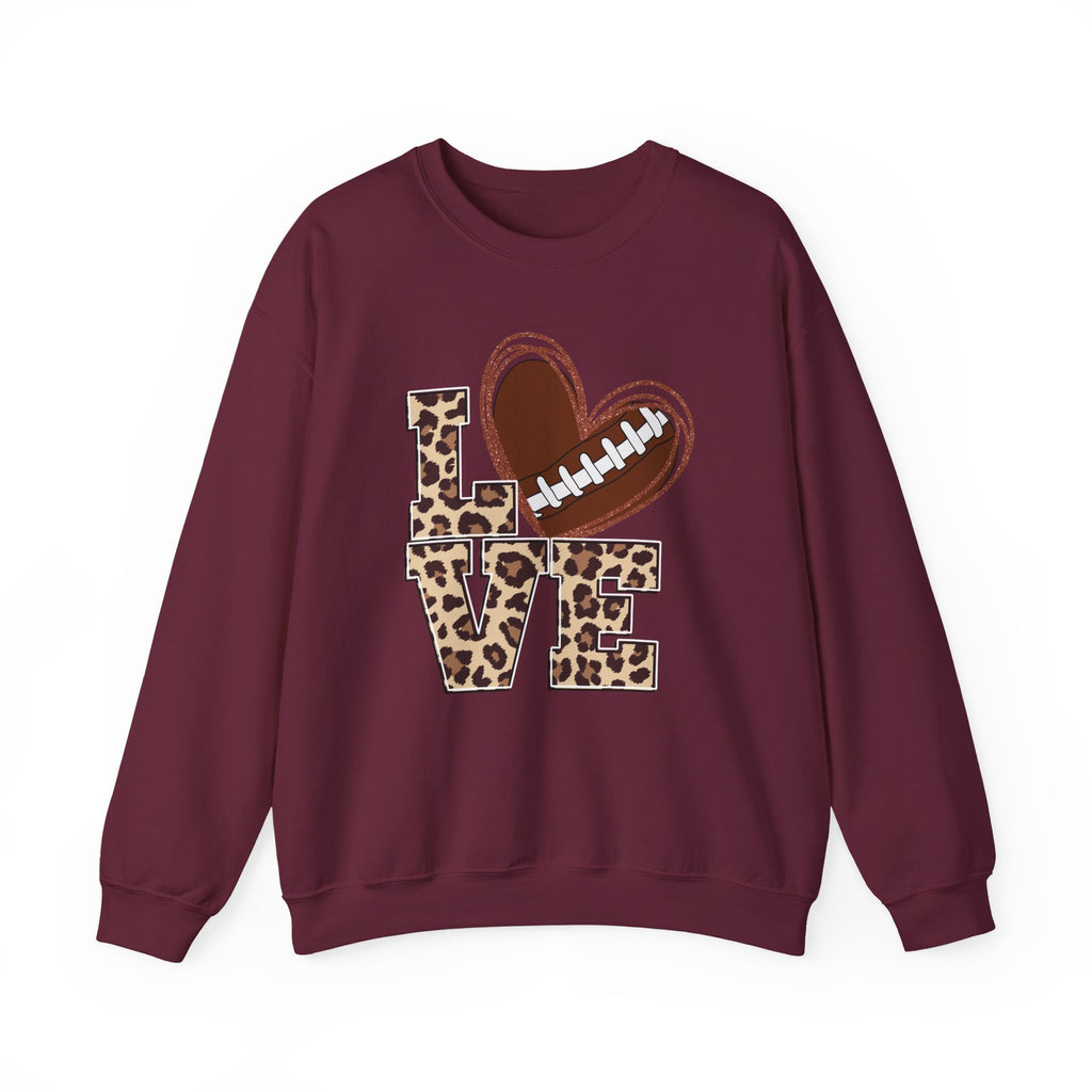 Football Love Leopard Sweatshirt