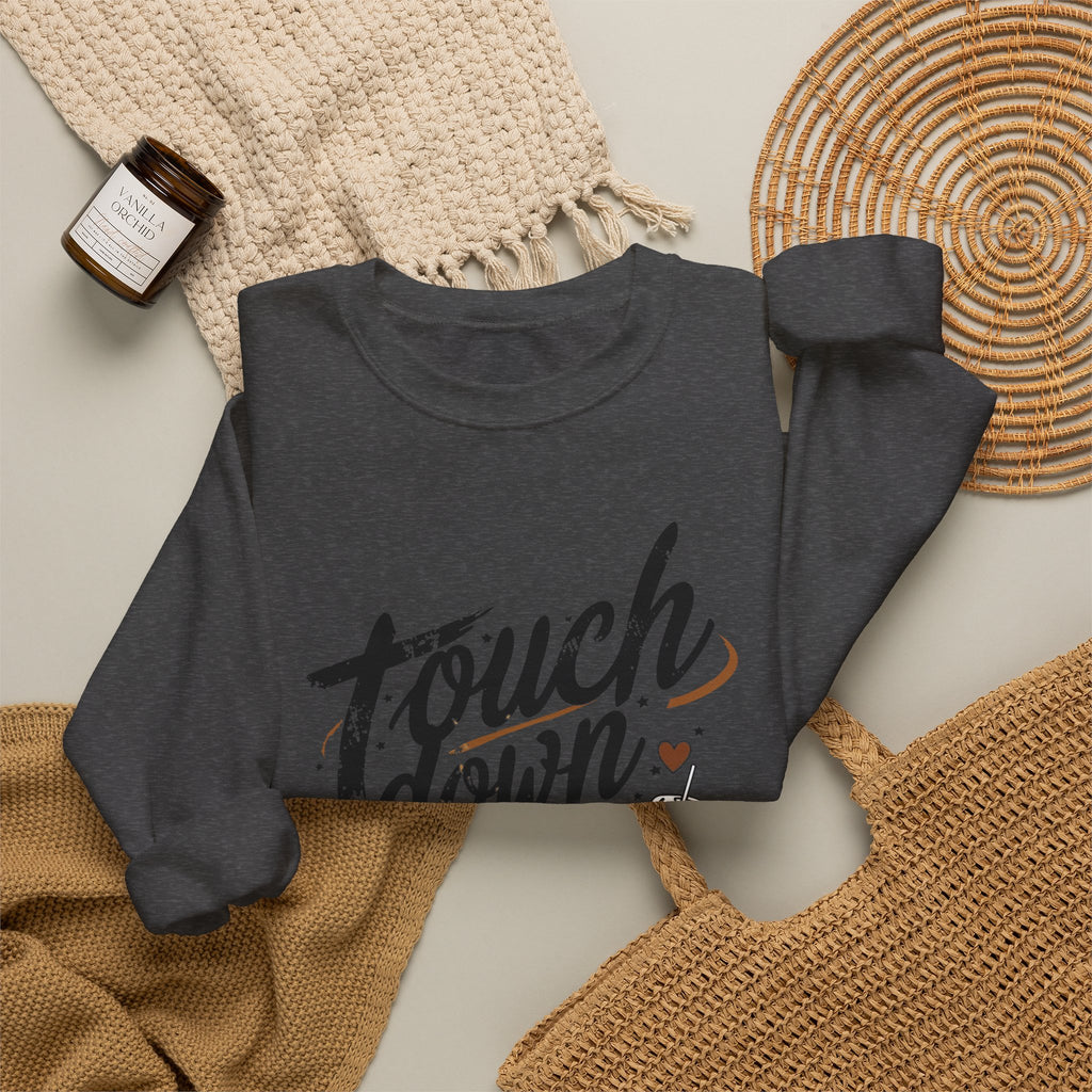 Touchdown Season Crewneck Sweatshirt — Football Fan Game Day Pullover