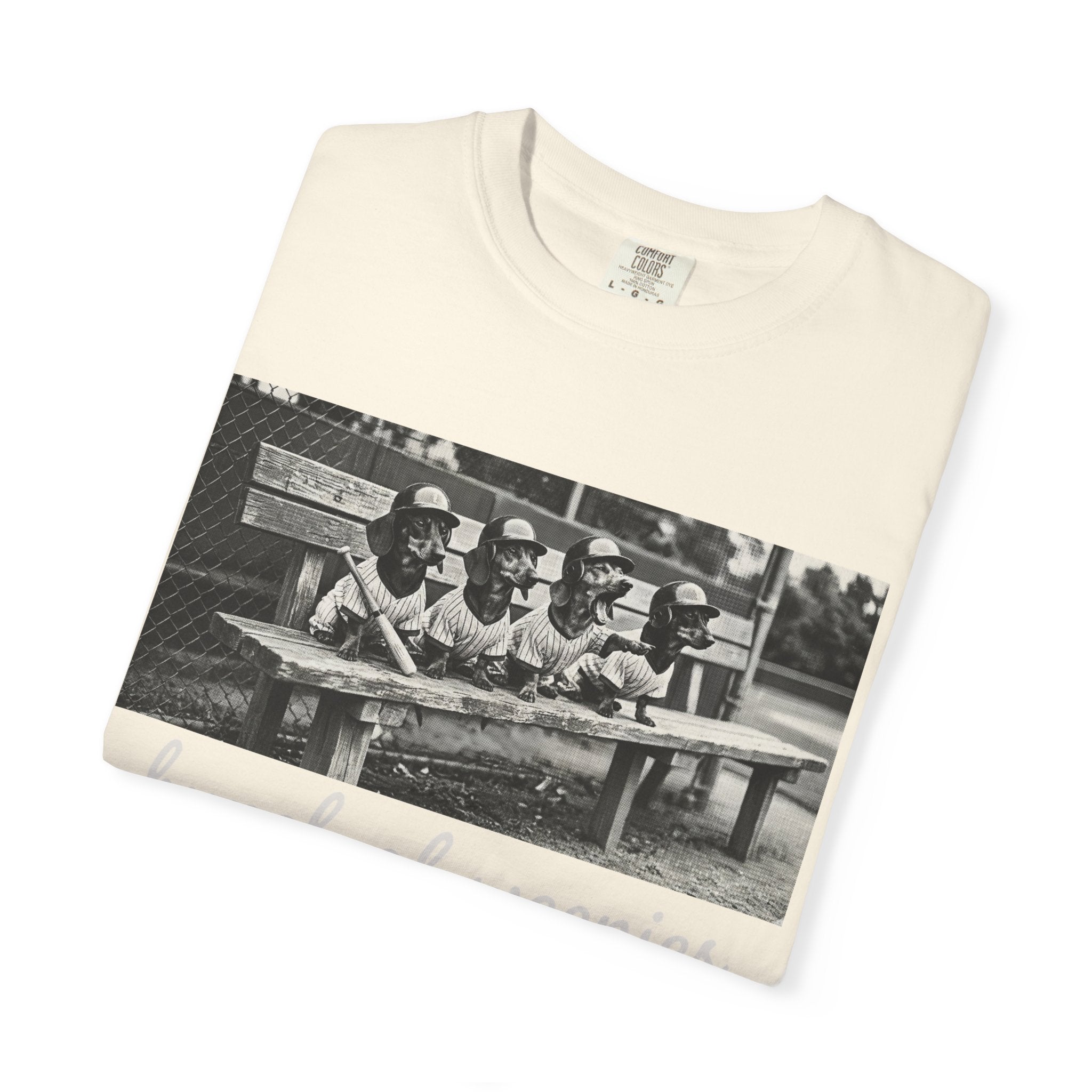 Vintage Bunch of Weenies White Text Photo T-Shirt