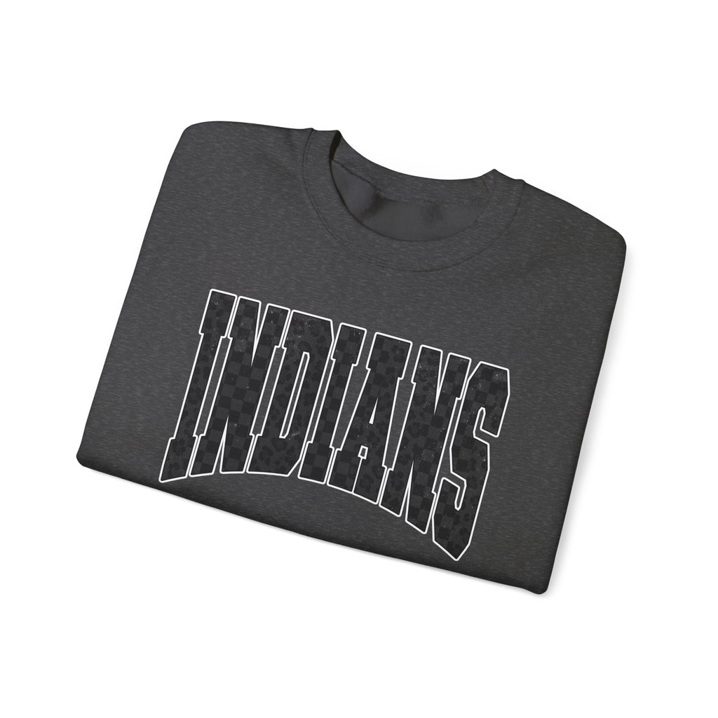 Indians Crewneck Sweatshirt — Vintage Collegiate Logo Pullover