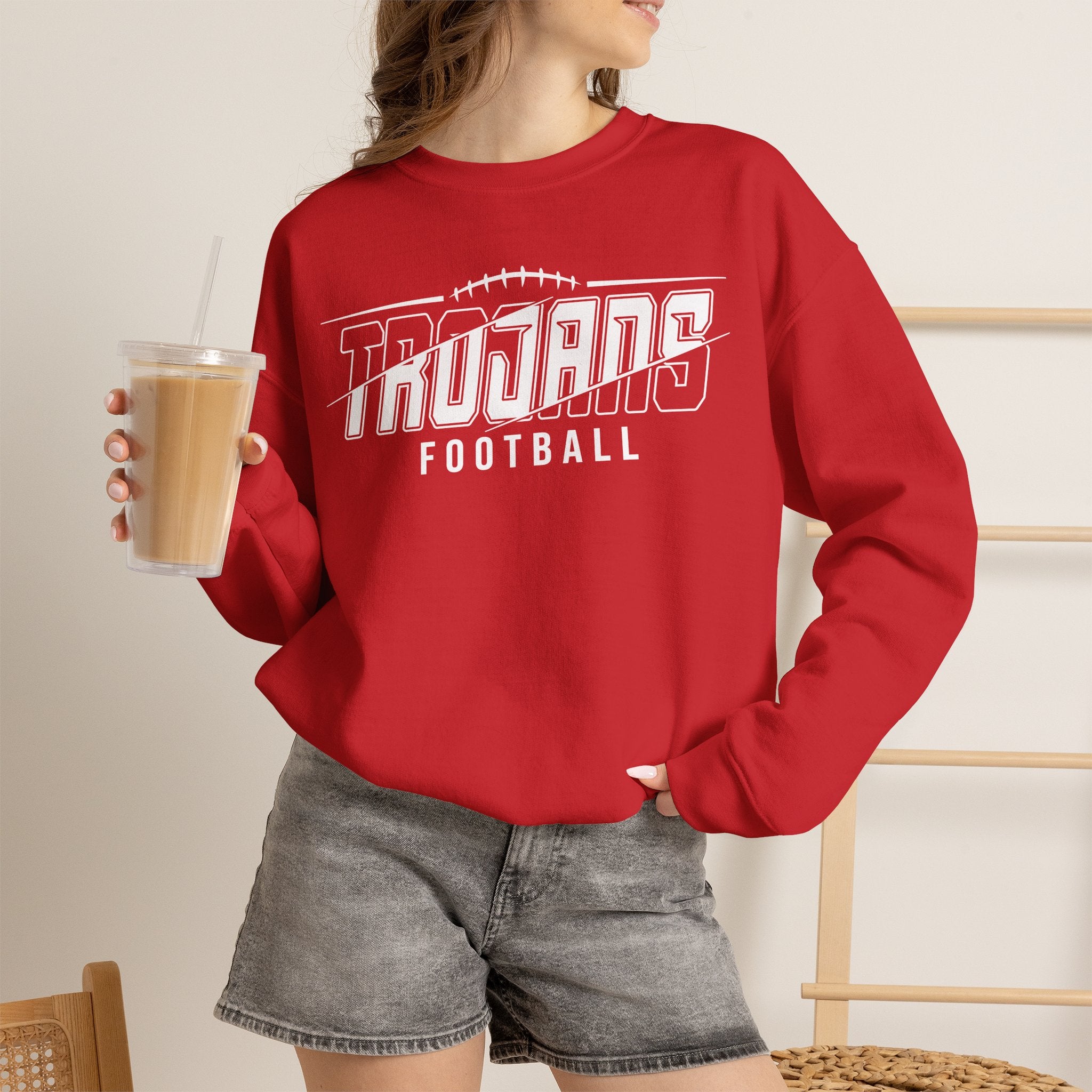 Trojans Football Crewneck Sweatshirt