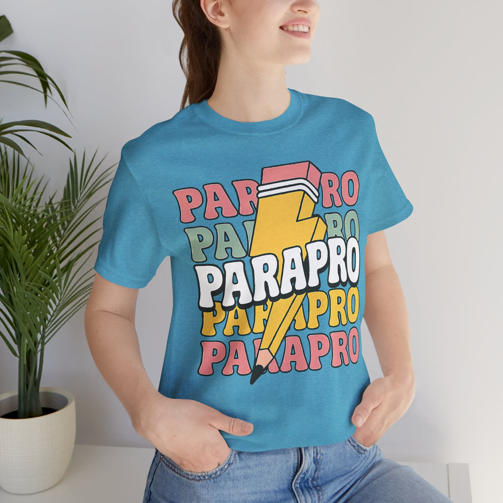 Parapro Pencil Tee — Retro Paraprofessional Appreciation Shirt