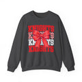 Crewneck Sweatshirt — 'Knights' Red Bow School Spirit  Crew