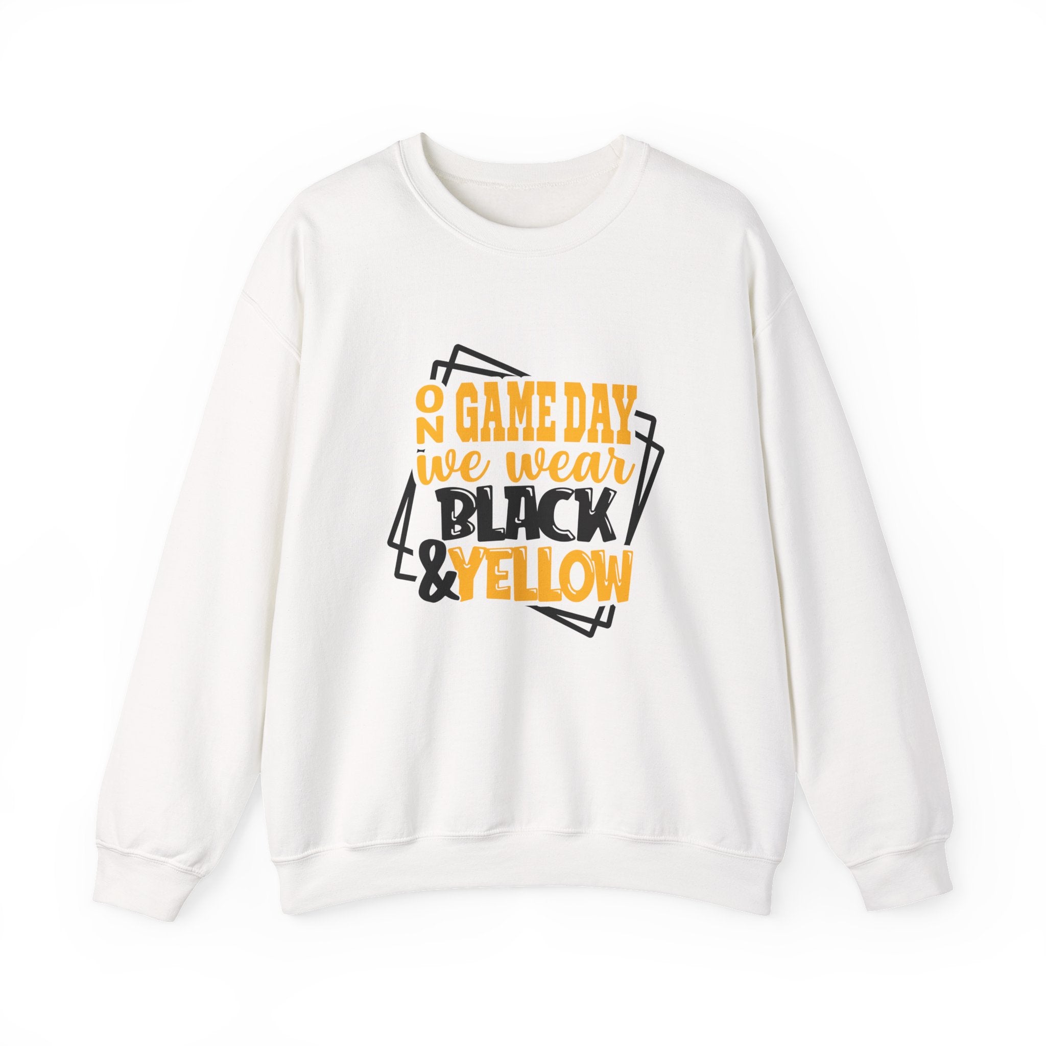 Game Day Indians Crewneck Sweatshirt – "On Game Day We Wear Black & Yellow"