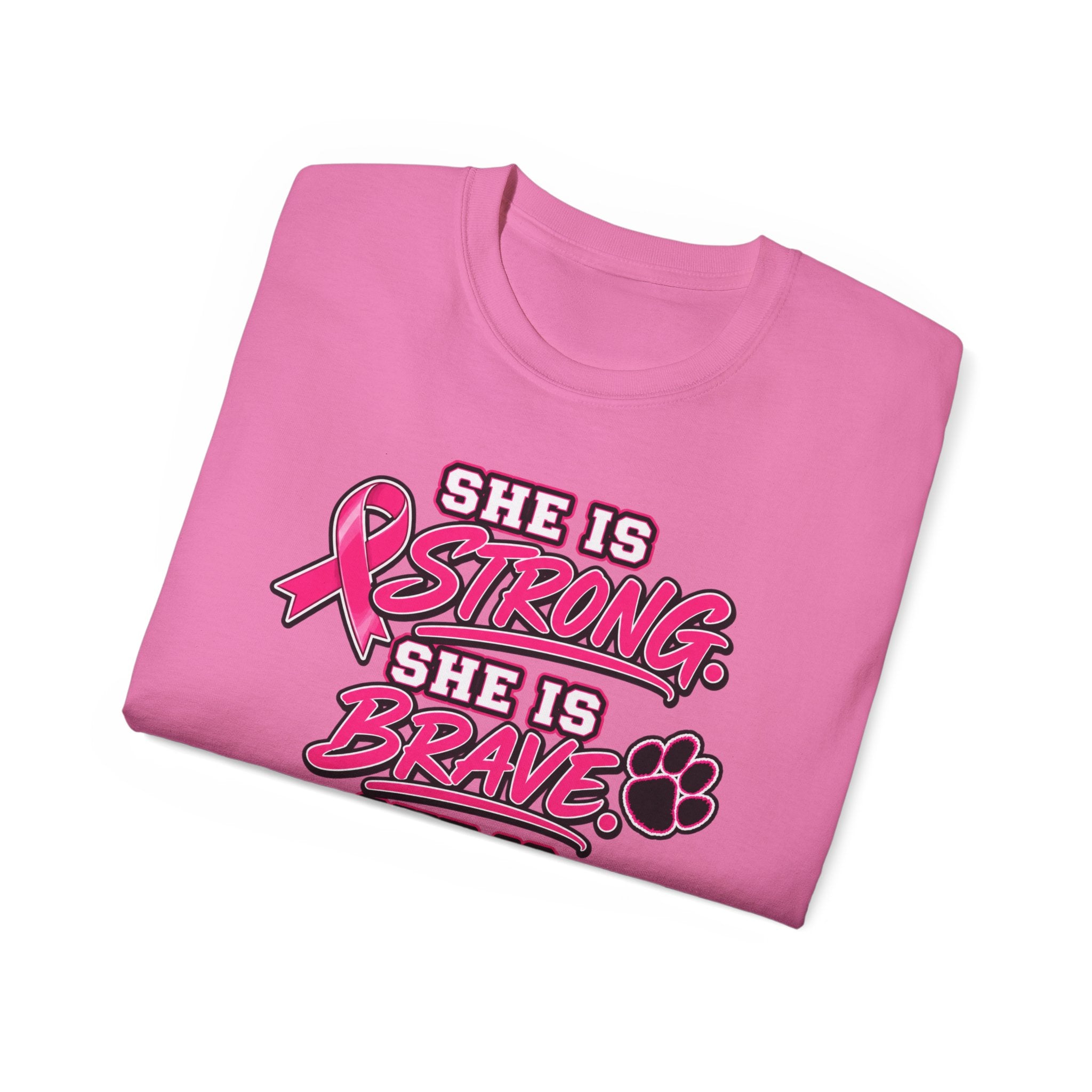 Katie Strong — "She is Strong" Breast Cancer Awareness Tee