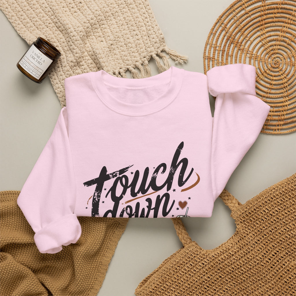 Touchdown Season Crewneck Sweatshirt — Football Fan Game Day Pullover