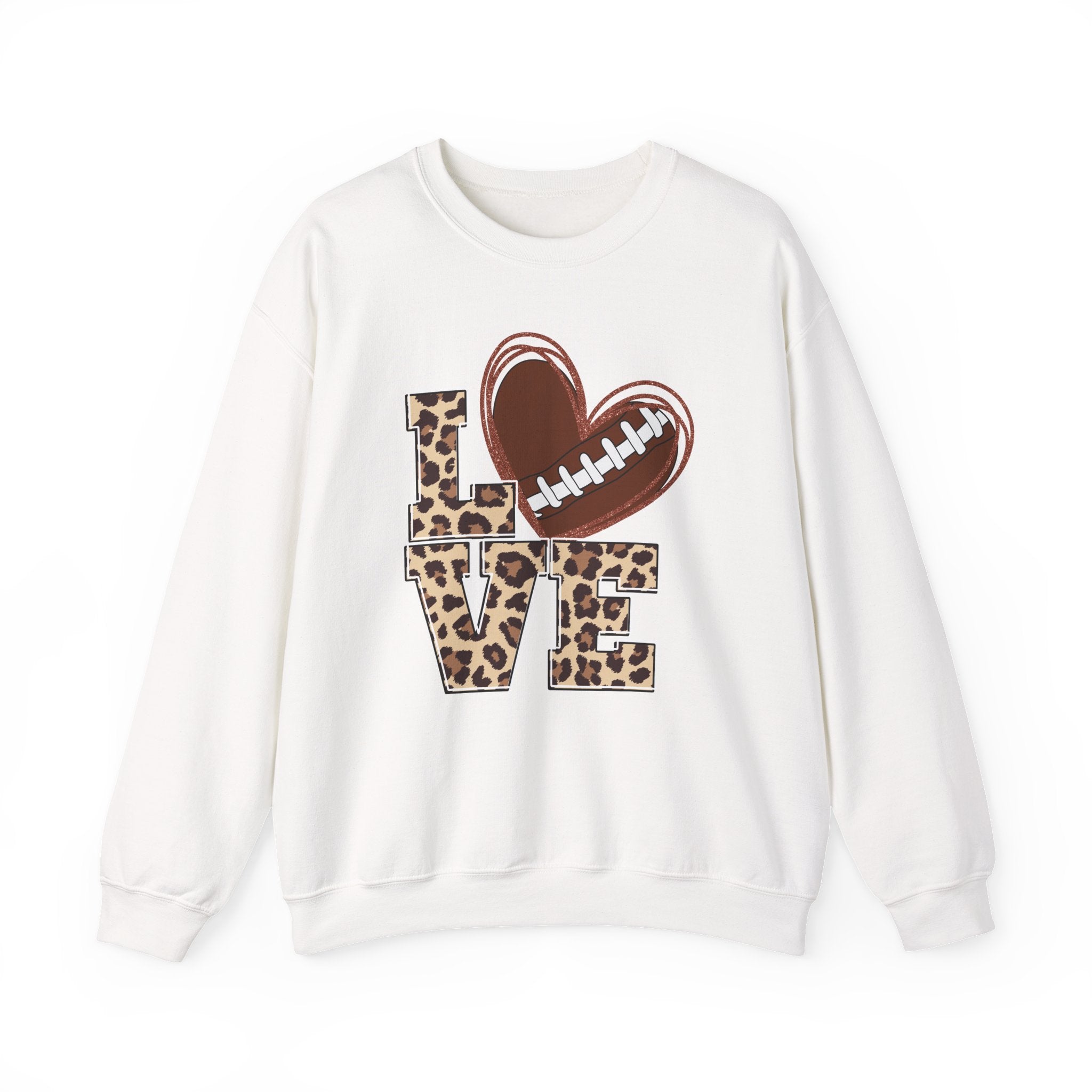 Football Love Leopard Sweatshirt