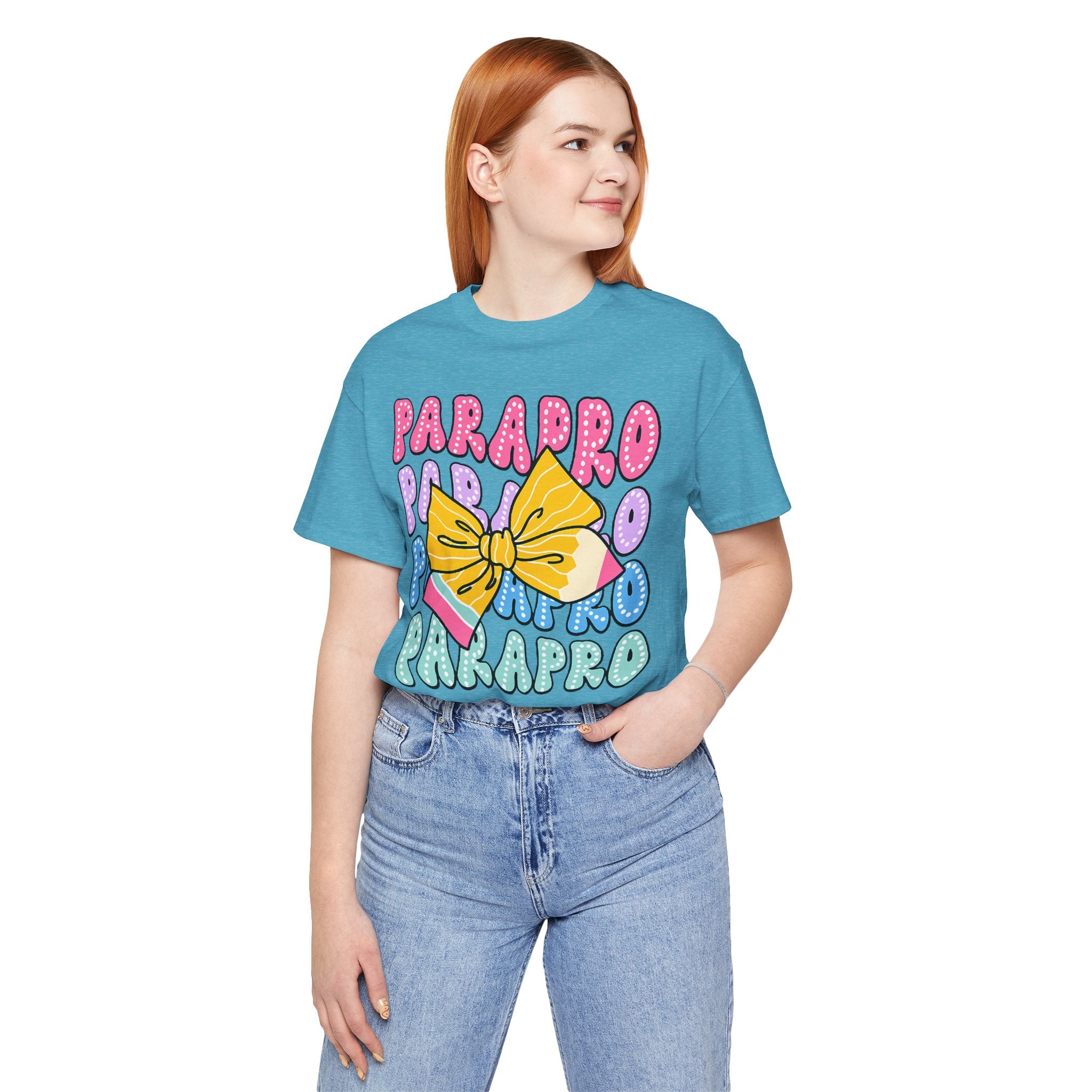 Parapro T-Shirt — Colorful Paraprofessional Bow Tee