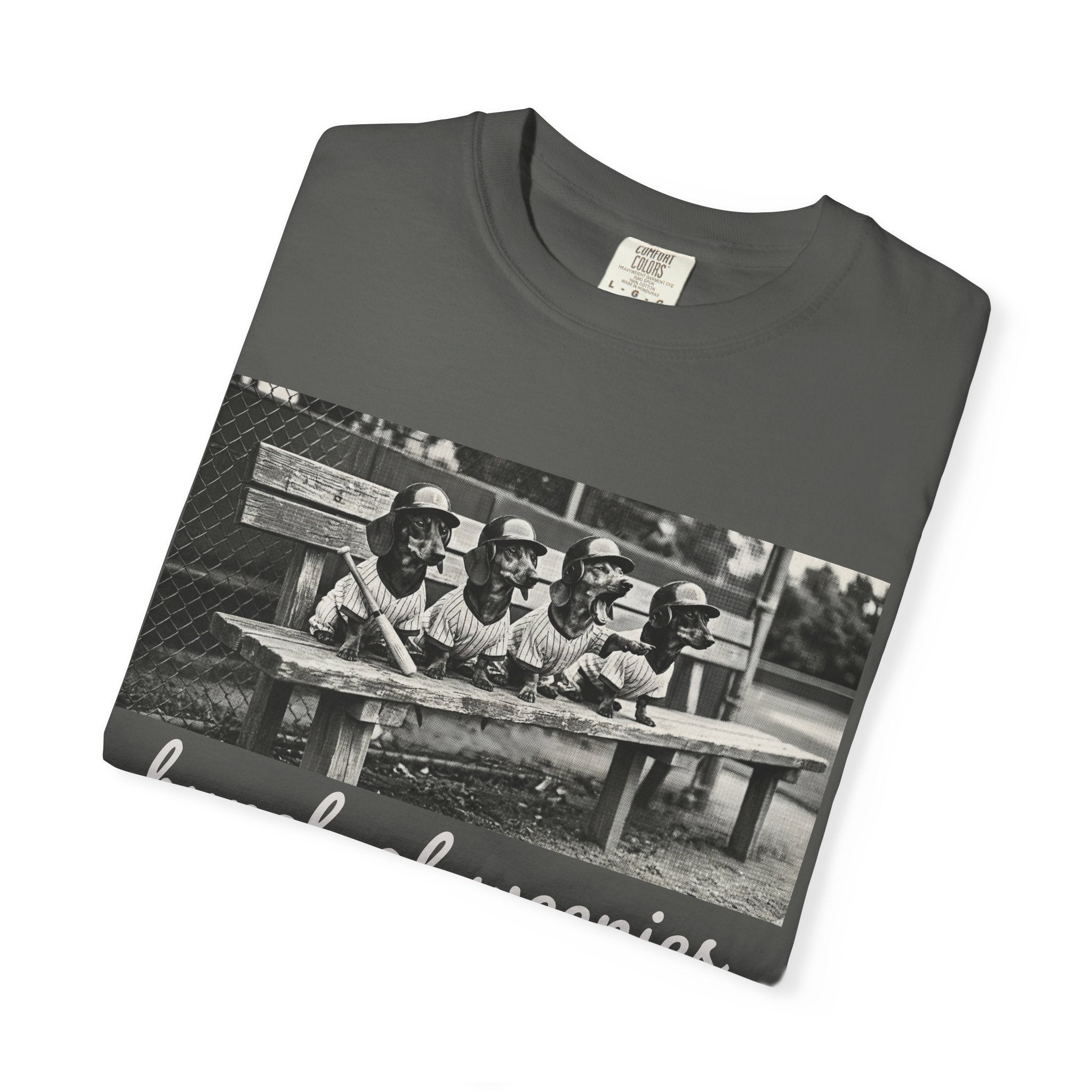 Vintage Bunch of Weenies White Text Photo T-Shirt