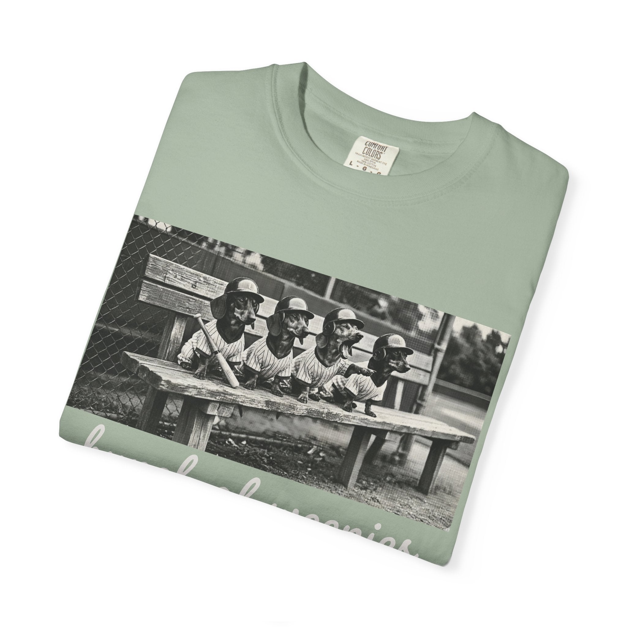 Vintage Bunch of Weenies White Text Photo T-Shirt