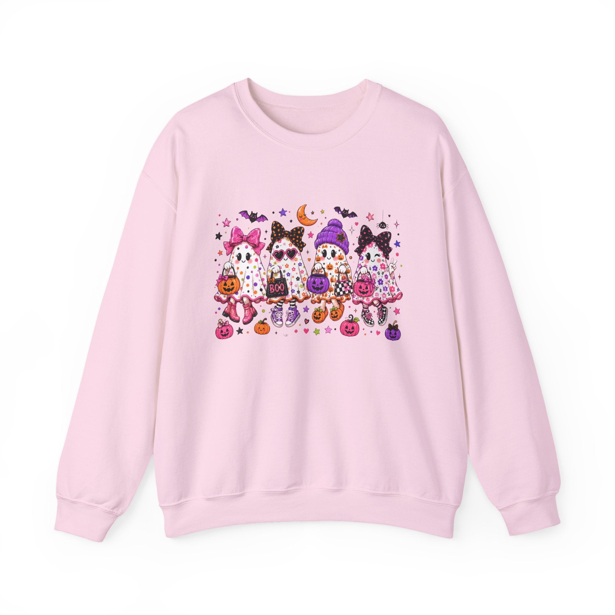 Halloween Gnomes Crewneck Sweatshirt — Cute Trick-or-Treat Gnome Halloween Sweater