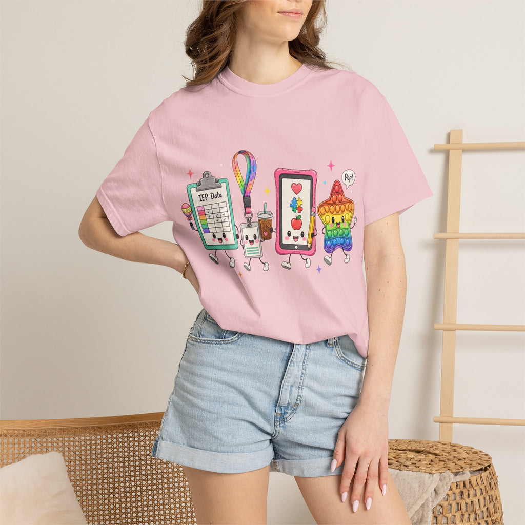 Teacher Tech Friends Graphic T-Shirt — IEP data