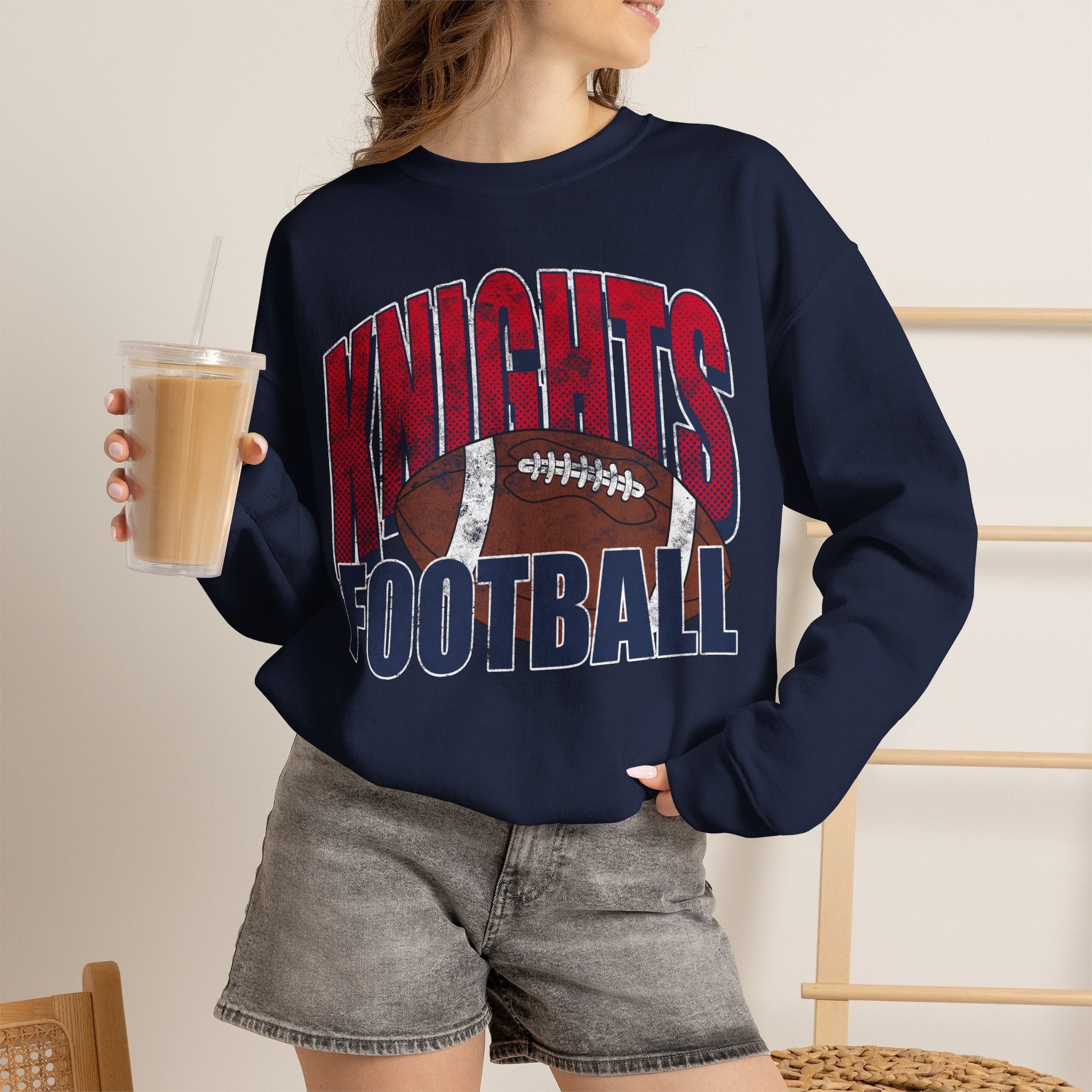 Knights Football Crewneck Sweatshirt