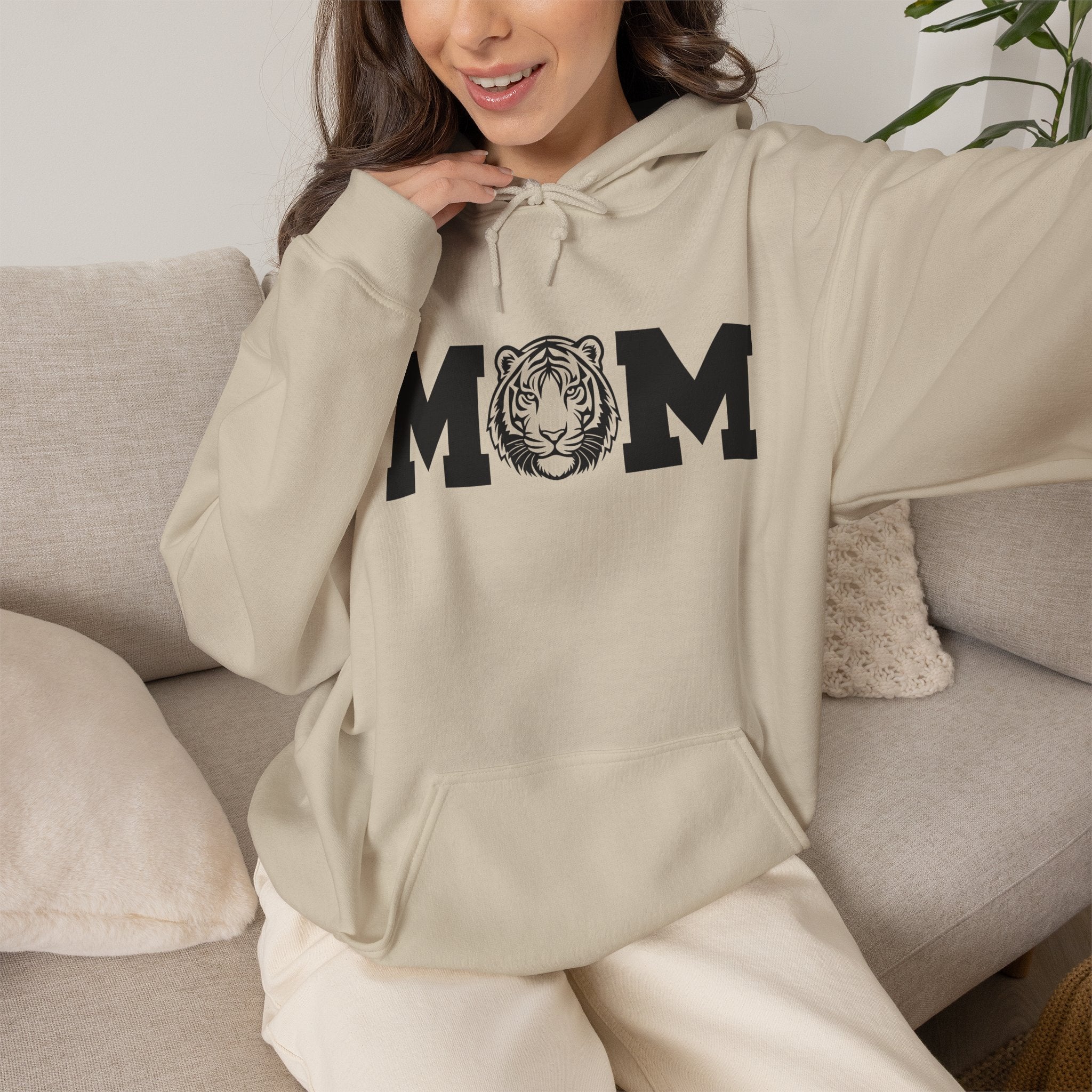 Mom Tiger Hoodie
