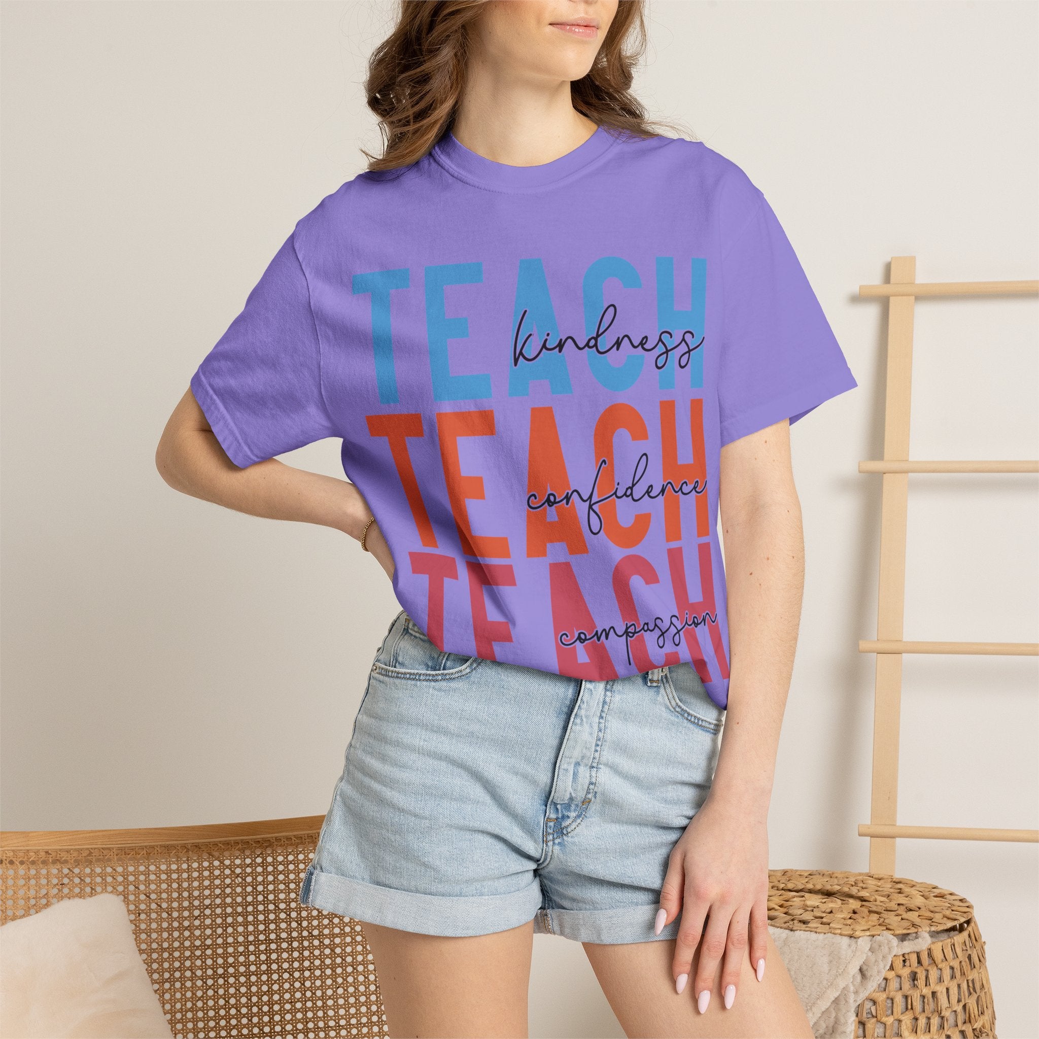 Teach Kindness Graphic Tee — Teacher Appreciation T-Shirt