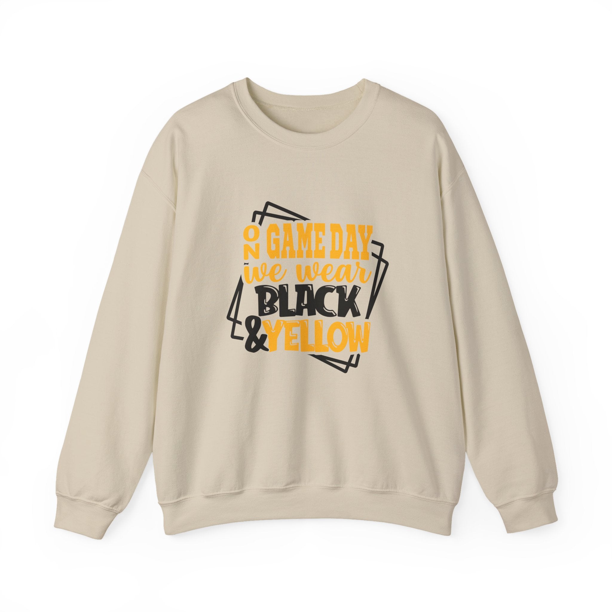 Game Day Indians Crewneck Sweatshirt – "On Game Day We Wear Black & Yellow"
