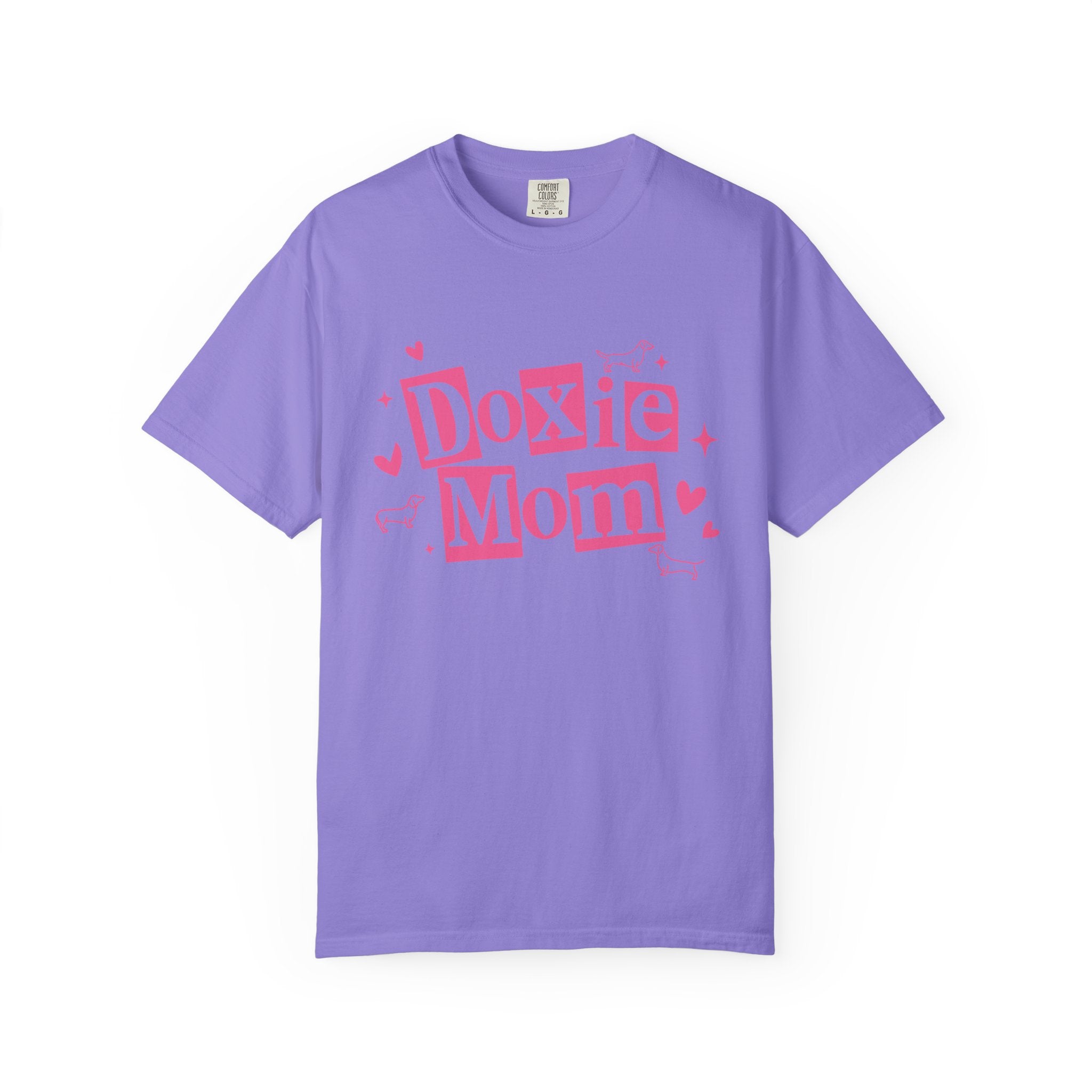 Doxie Mom T-Shirt — Cute Pink Dachshund Dog Mom Tee