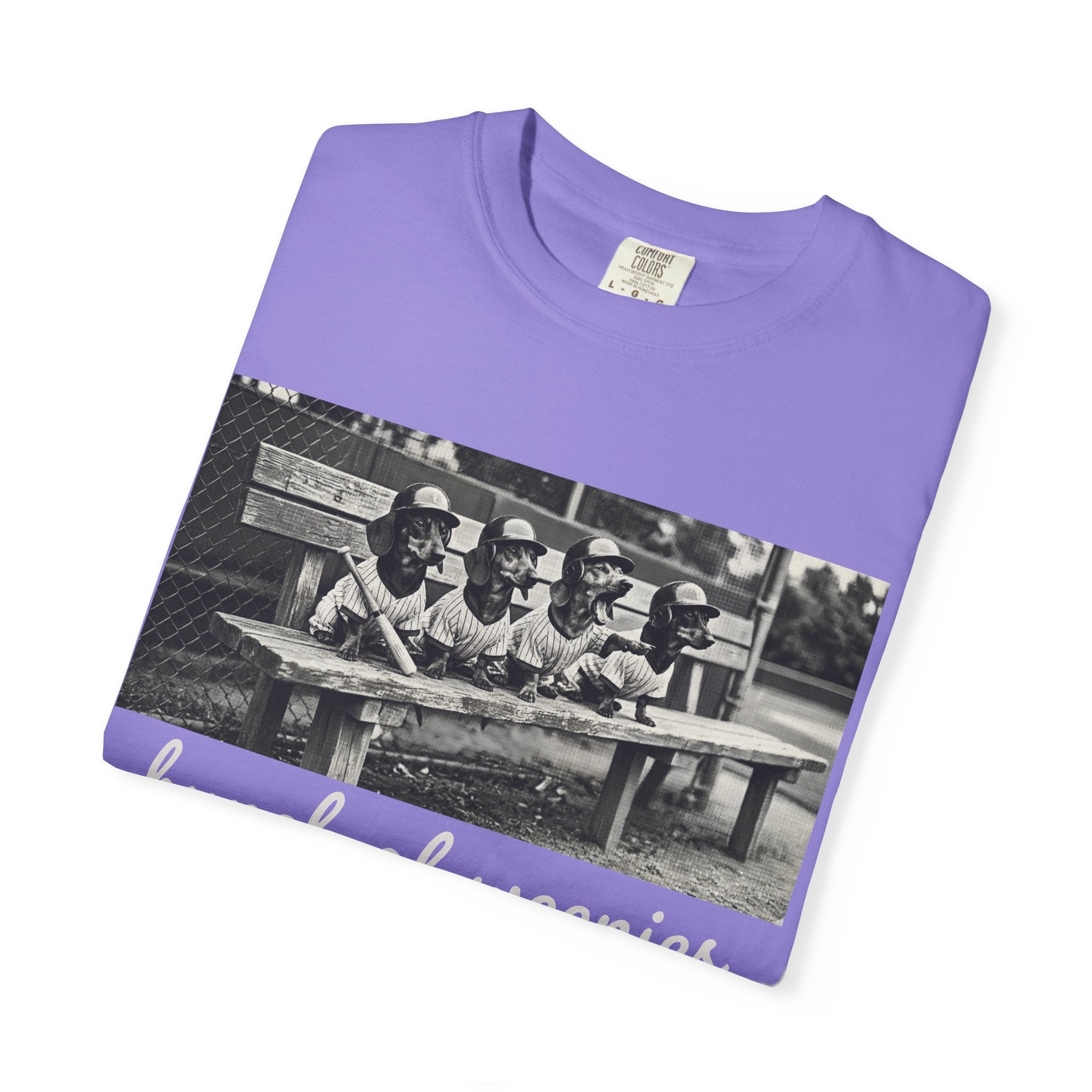 Vintage Bunch of Weenies White Text Photo T-Shirt