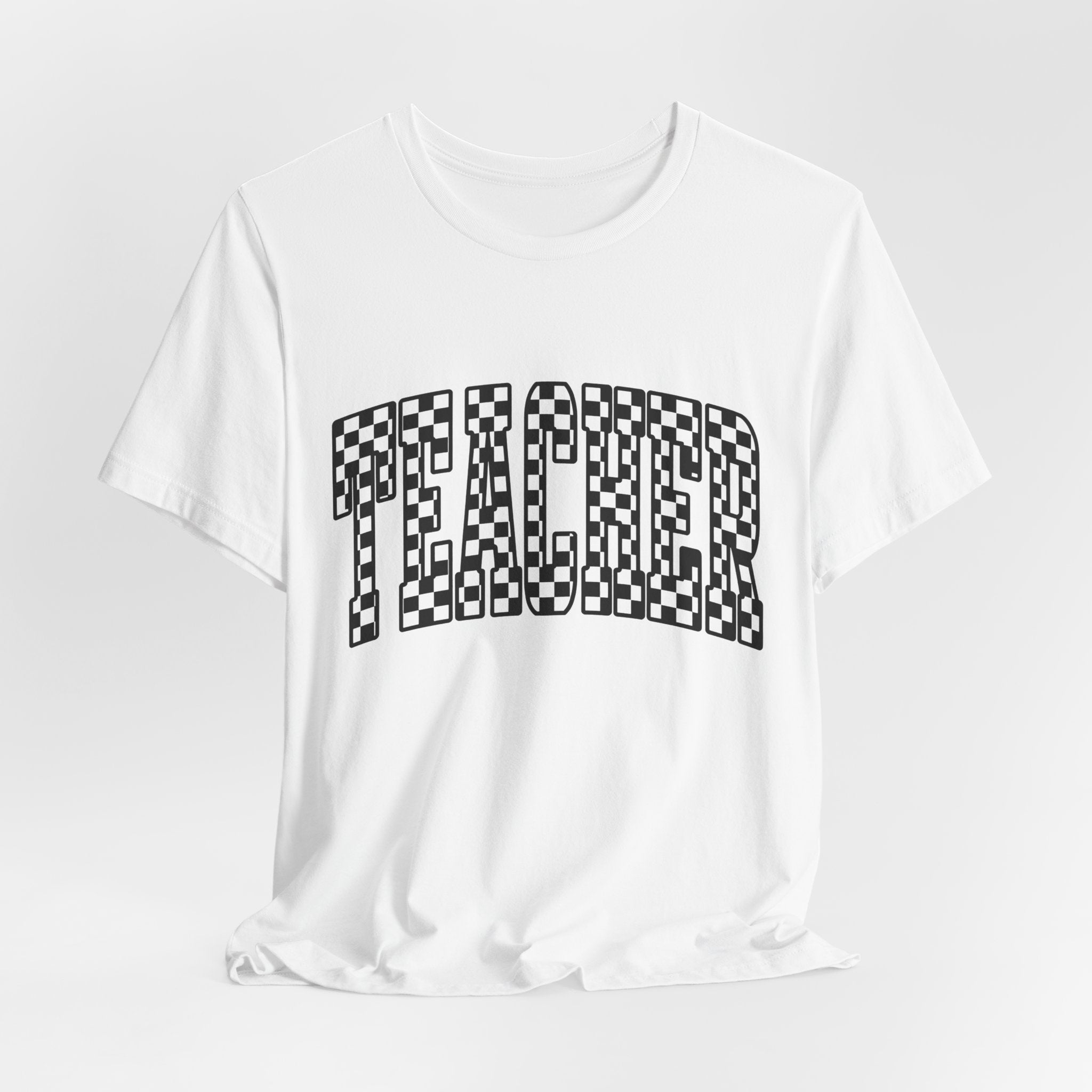 Teacher Checkerboard Graphic Tee