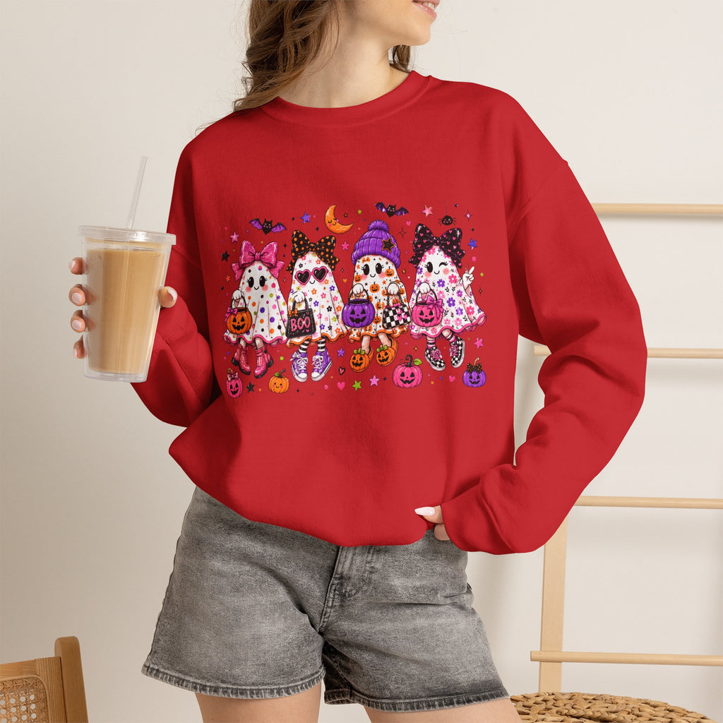 Halloween Gnomes Crewneck Sweatshirt — Cute Trick-or-Treat Gnome Halloween Sweater