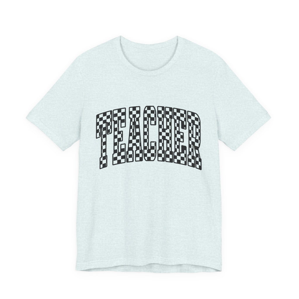 Teacher Checkerboard Graphic Tee