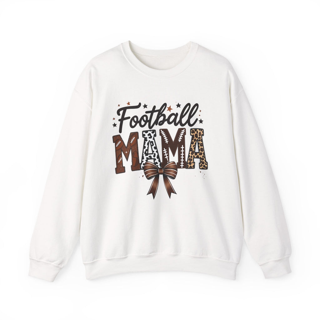 Football Mama Sweatshirt – Leopard Print Football Mom Crewneck