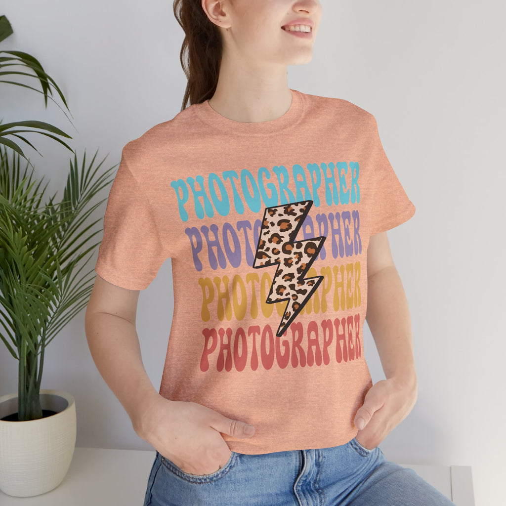 Photographer Lightning Bolt Tee