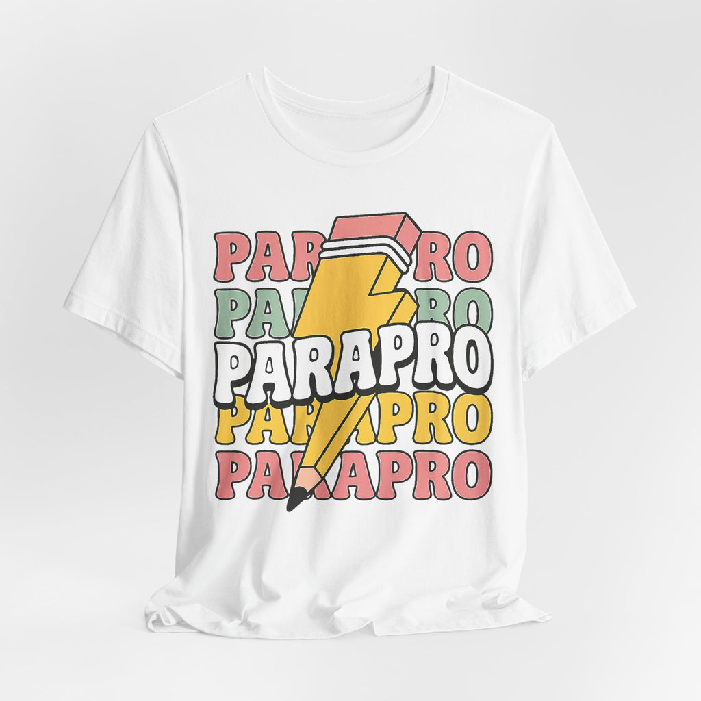Parapro Pencil Tee — Retro Paraprofessional Appreciation Shirt