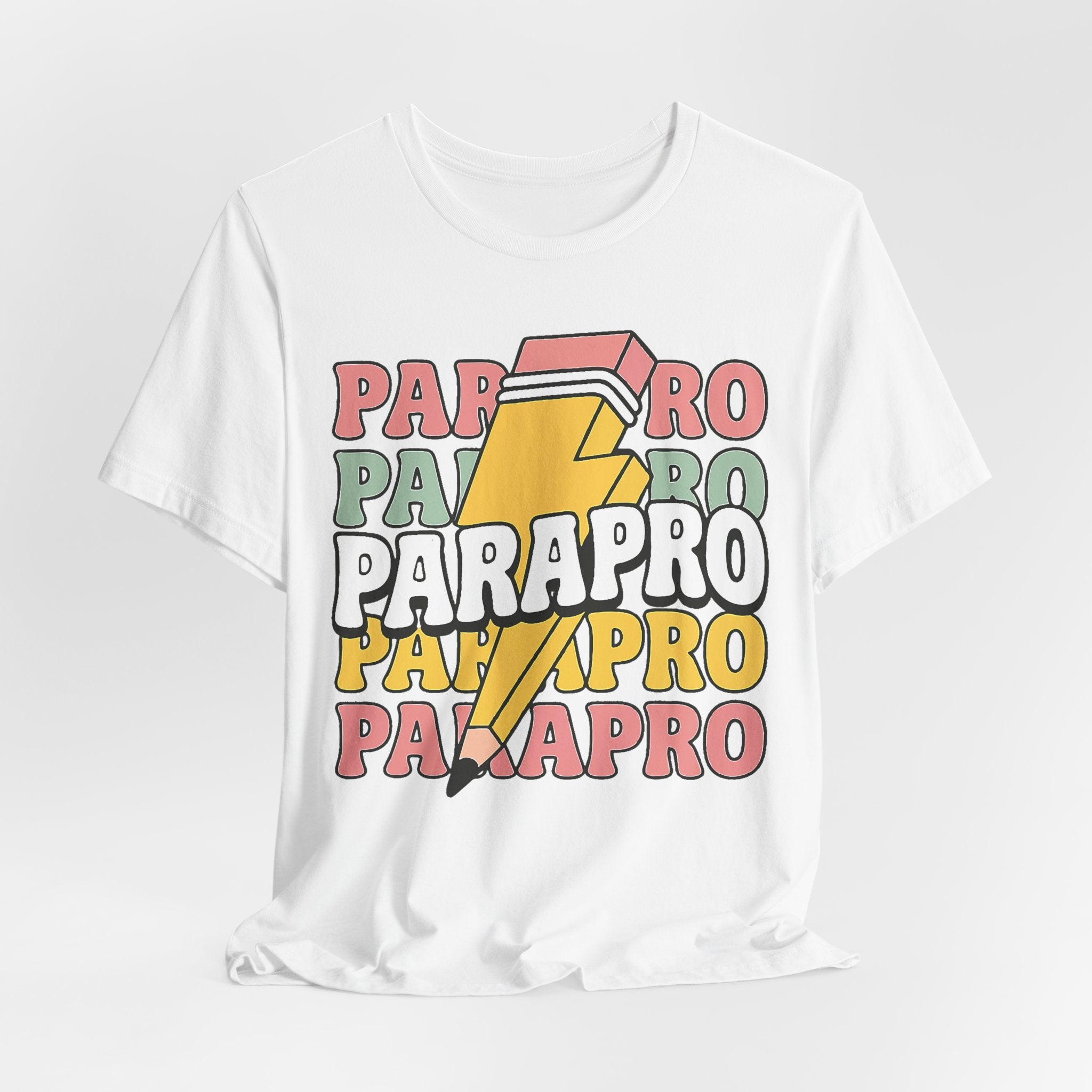 Parapro Pencil Tee — Retro Paraprofessional Appreciation Shirt